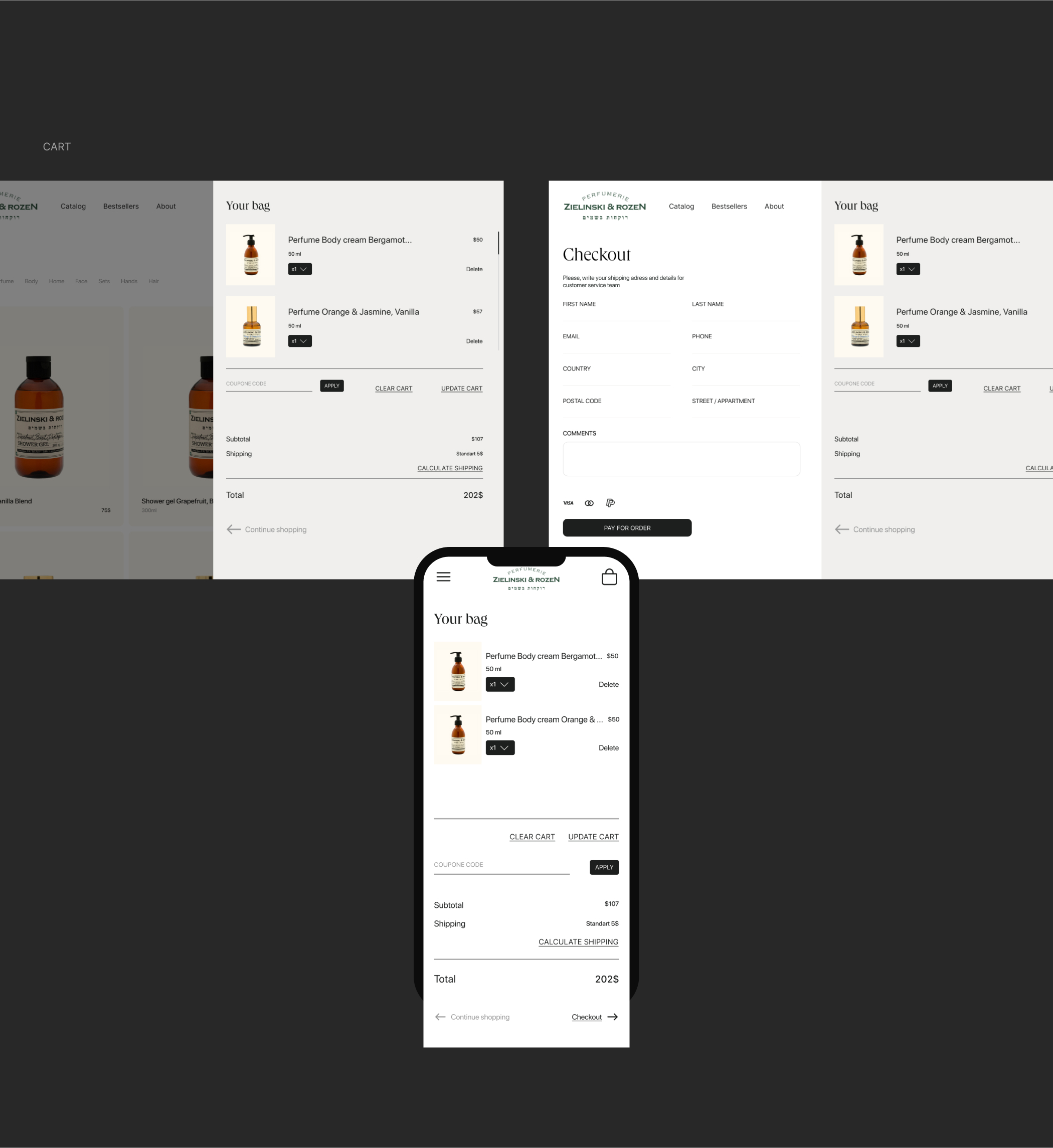 Zielinski & Rozen | redesign e-commerce — Изображение №11 — Интерфейсы на Dprofile