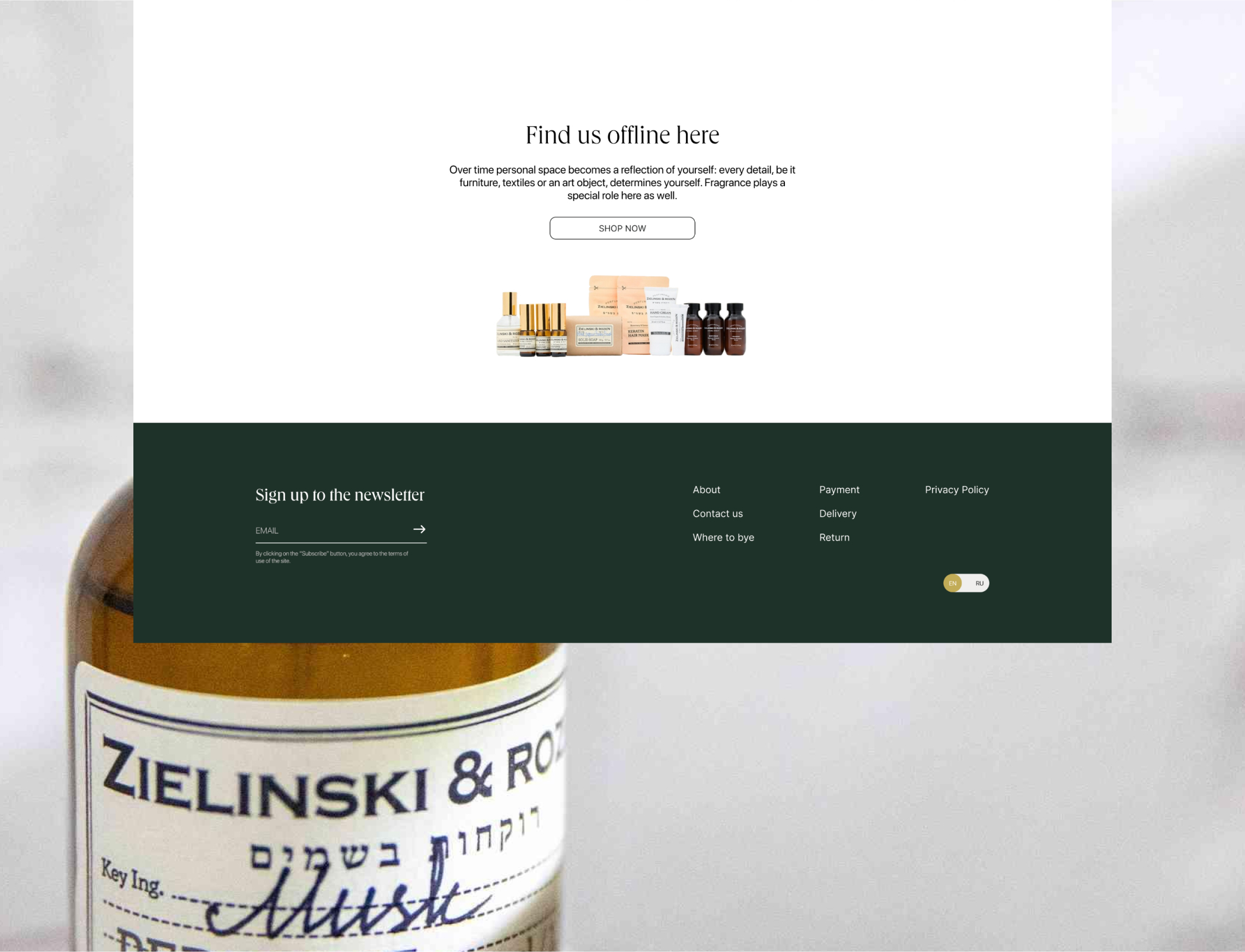 Zielinski & Rozen | redesign e-commerce — Изображение №6 — Интерфейсы на Dprofile