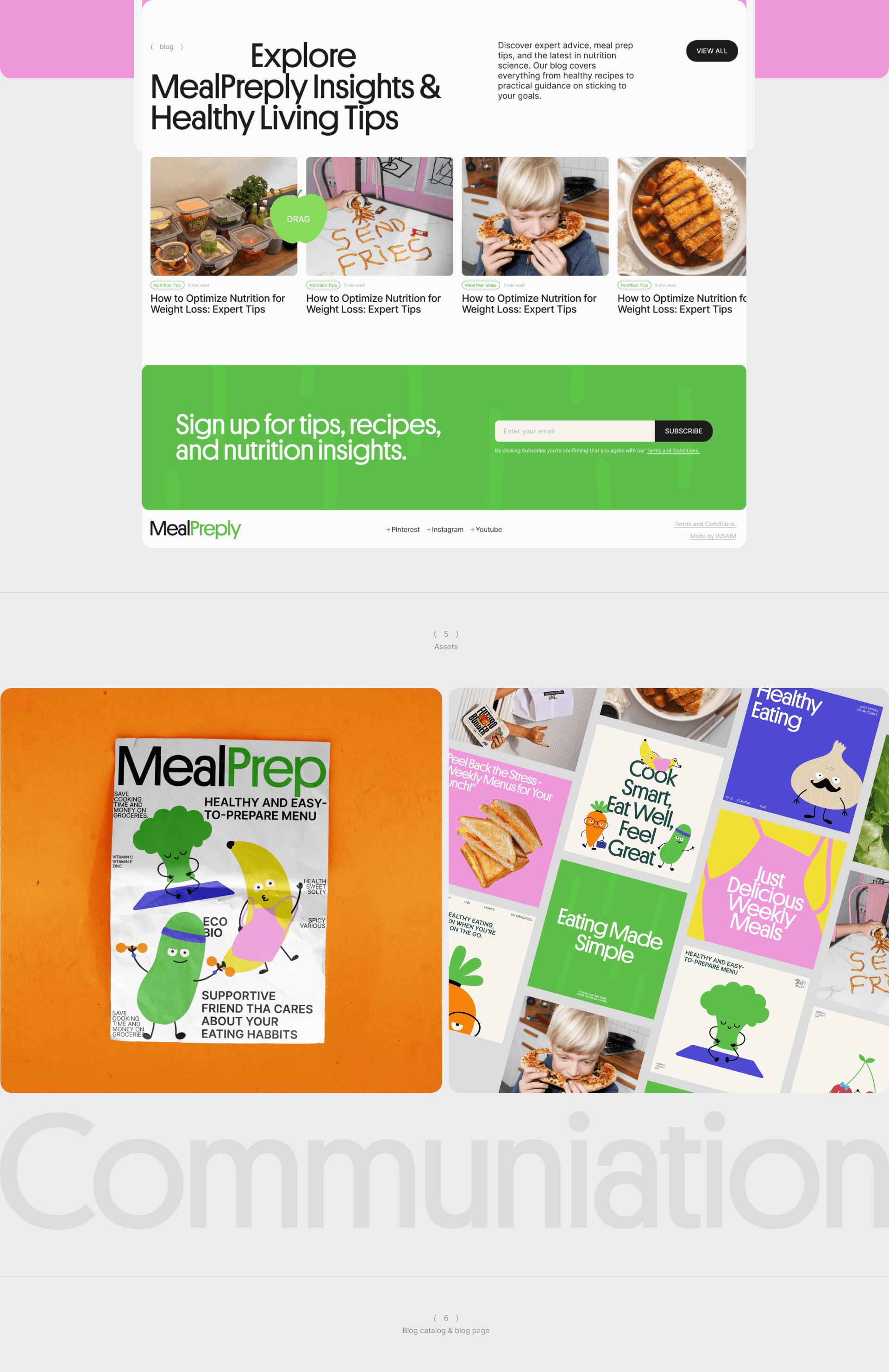 Веб-сайт для MealPreply — Изображение №4 — Интерфейсы, Брендинг на Dprofile