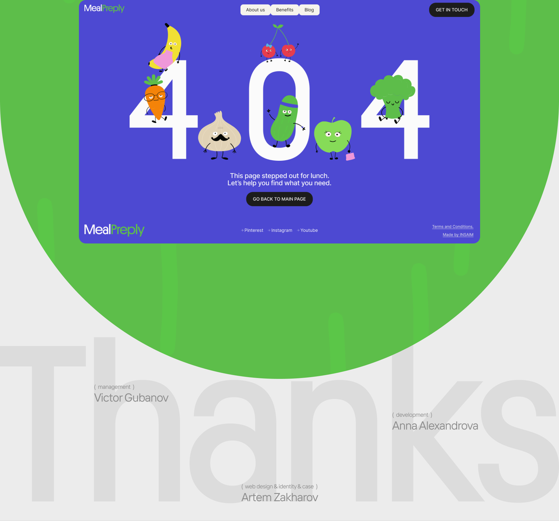 Веб-сайт для MealPreply — Изображение №7 — Интерфейсы, Брендинг на Dprofile