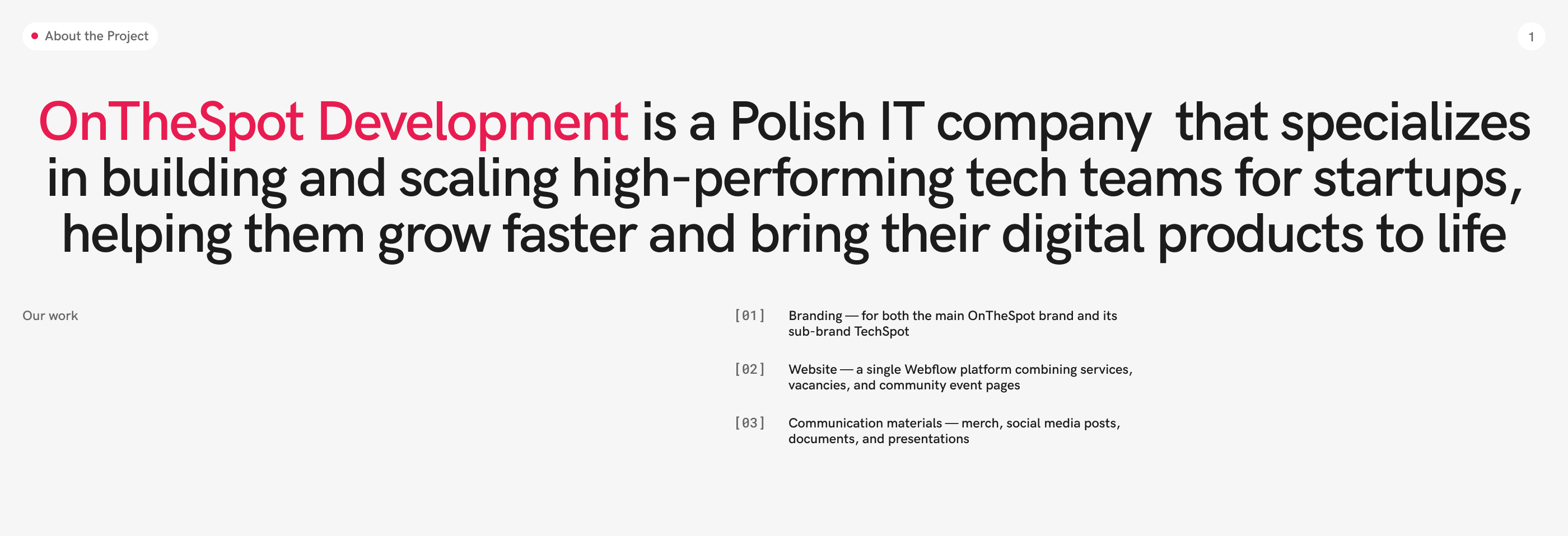 Фирменный стиль для OnTheSpot — Изображение №1 — Интерфейсы, Брендинг на Dprofile