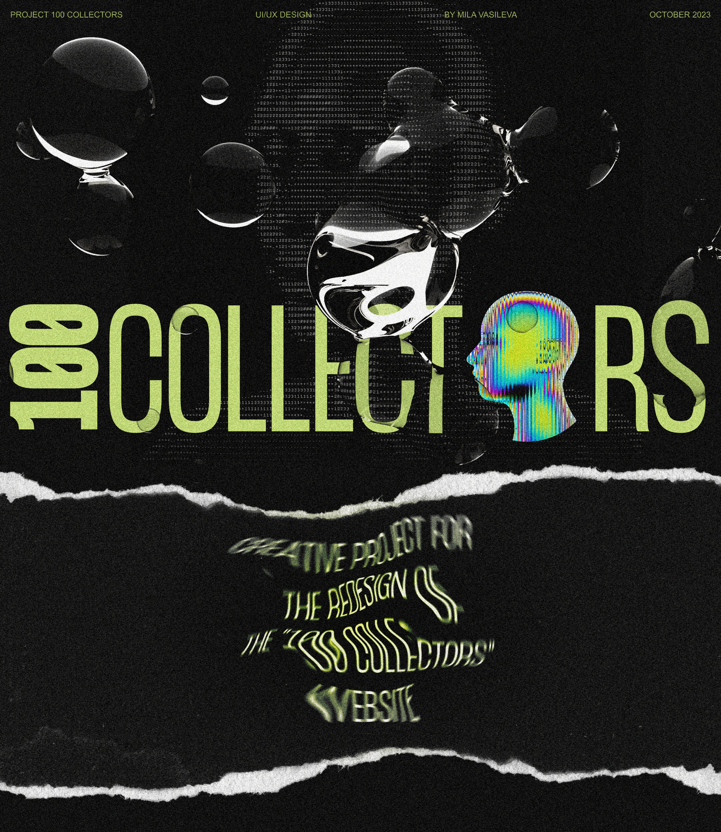 100 COLLECTORS | WEBSITE REDESIGN — Изображение №1 — Интерфейсы, Графика на Dprofile