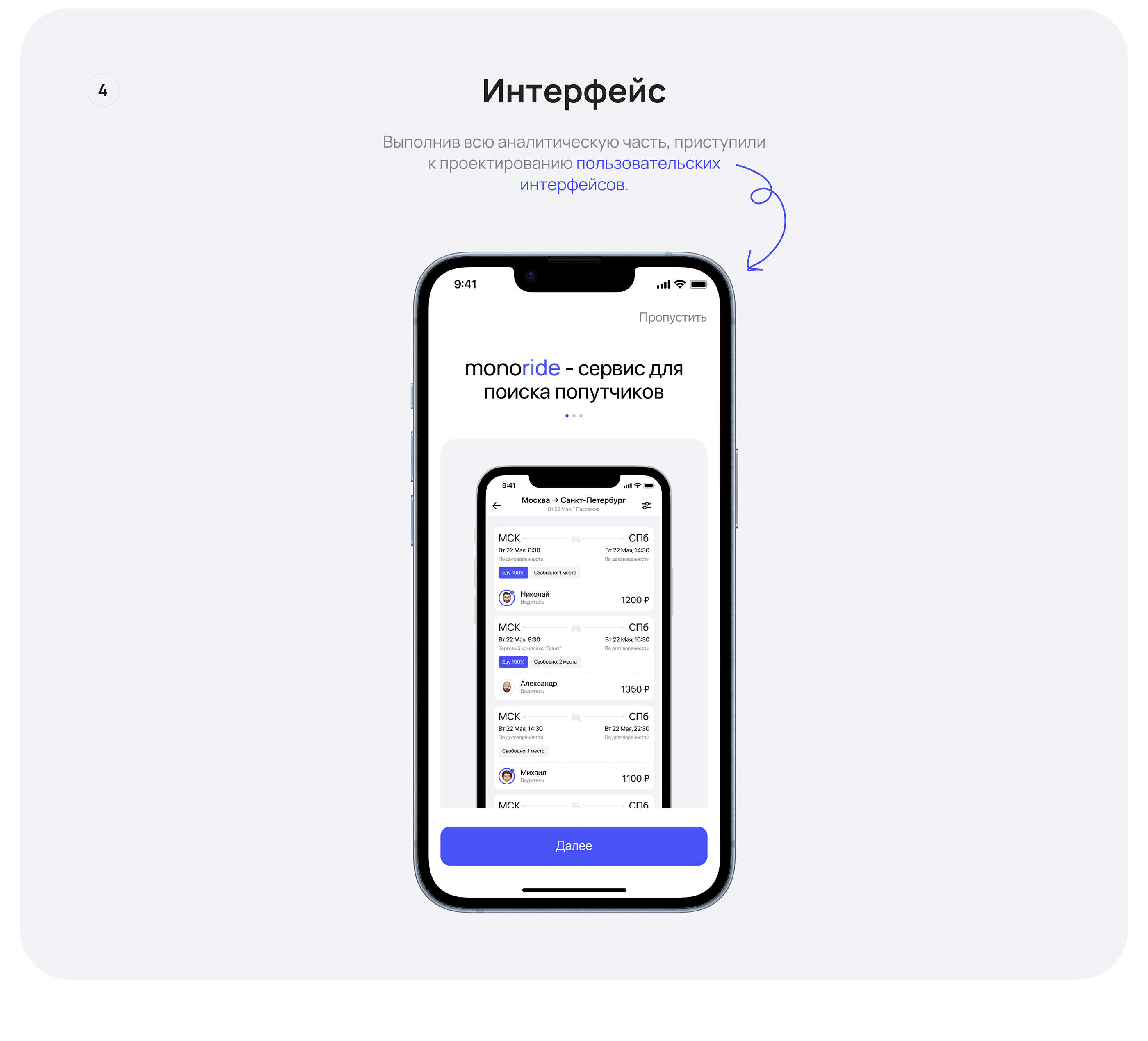 MonoRide — Mobile App — Изображение №8 — Интерфейсы на Dprofile