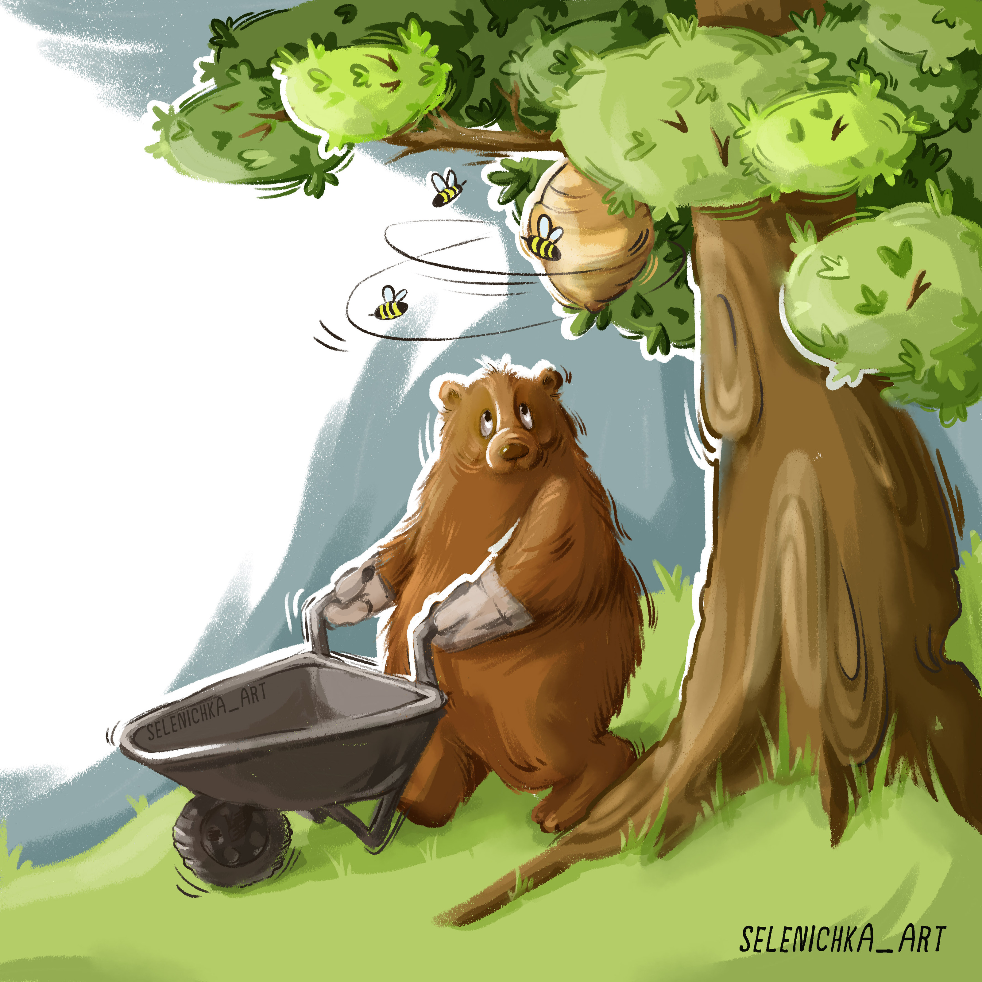 Мишка Барни — Изображение №2 — Иллюстрация на Dprofile