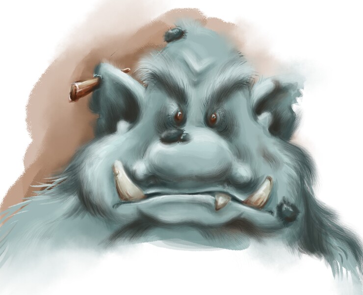 Иллюстрация "Горный тролль" — Иллюстрация на Dprofile