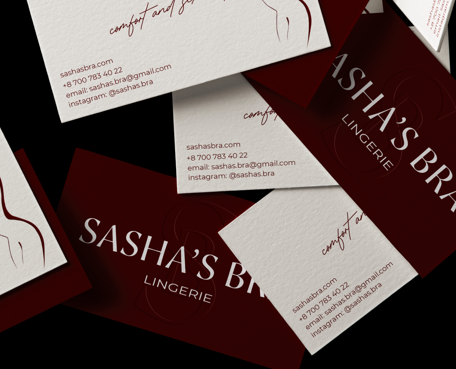 BRAND IDENTITY | SASHA'S BRA | LINGERIE на Dprofile