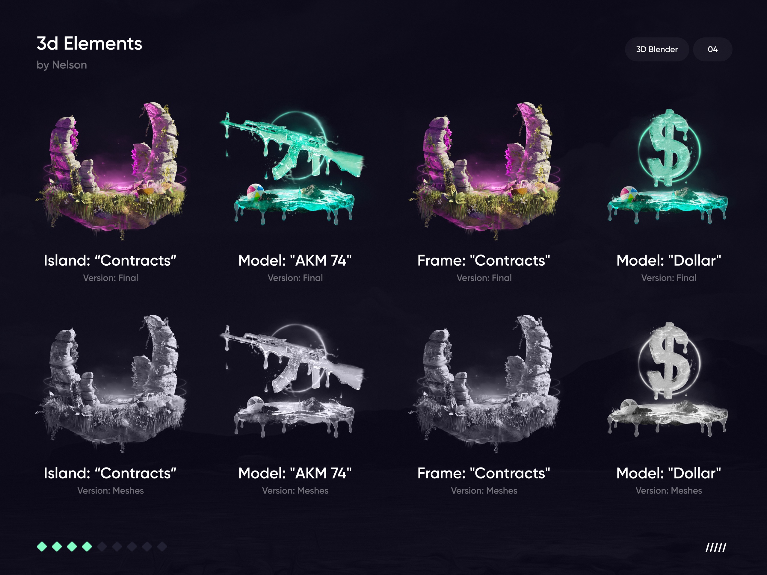 aloha drop [ux-ui] — Изображение №4 — Интерфейсы, 3D на Dprofile