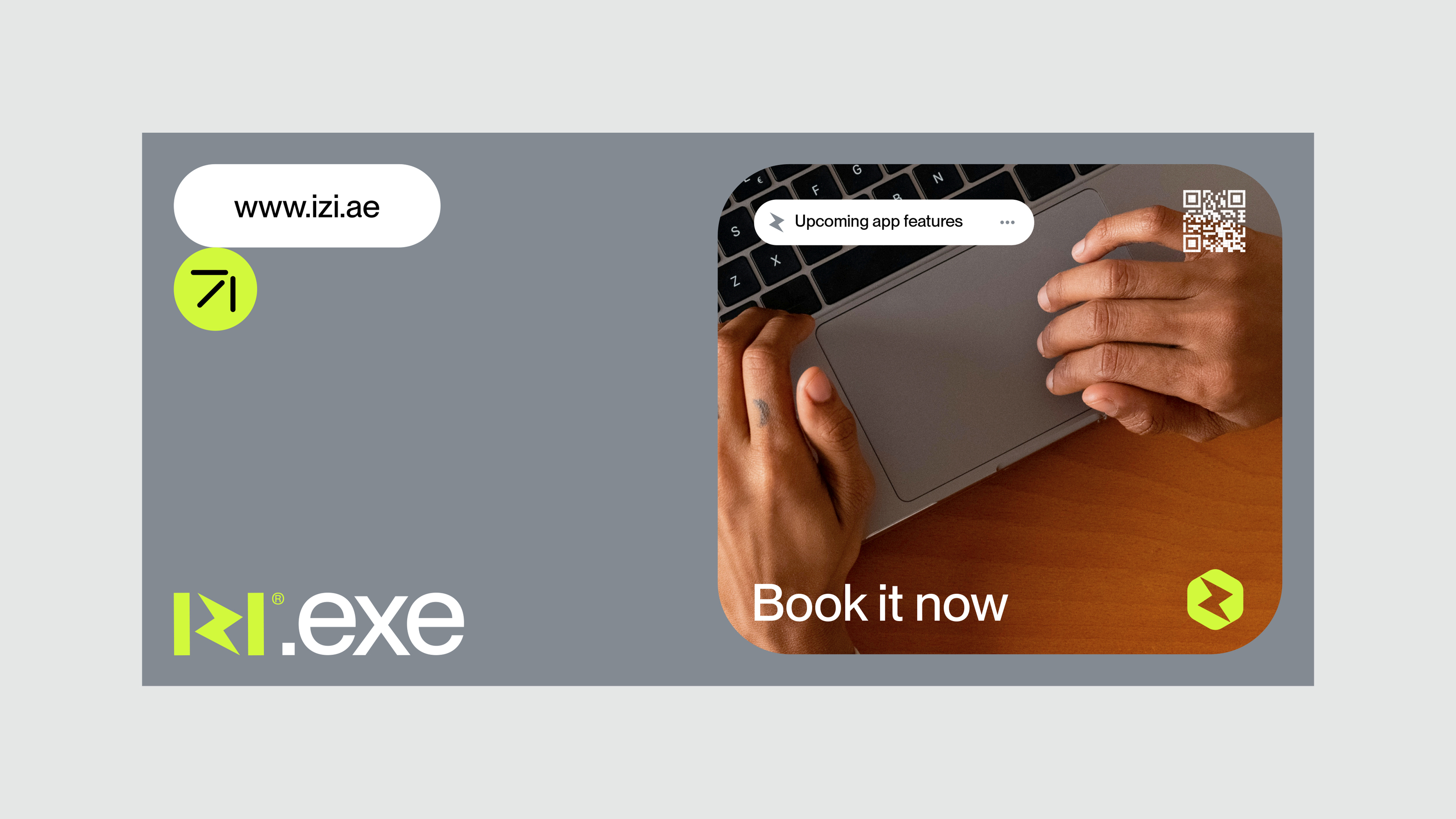 Izi.exe© — Visual identity — Изображение №14 — Брендинг на Dprofile