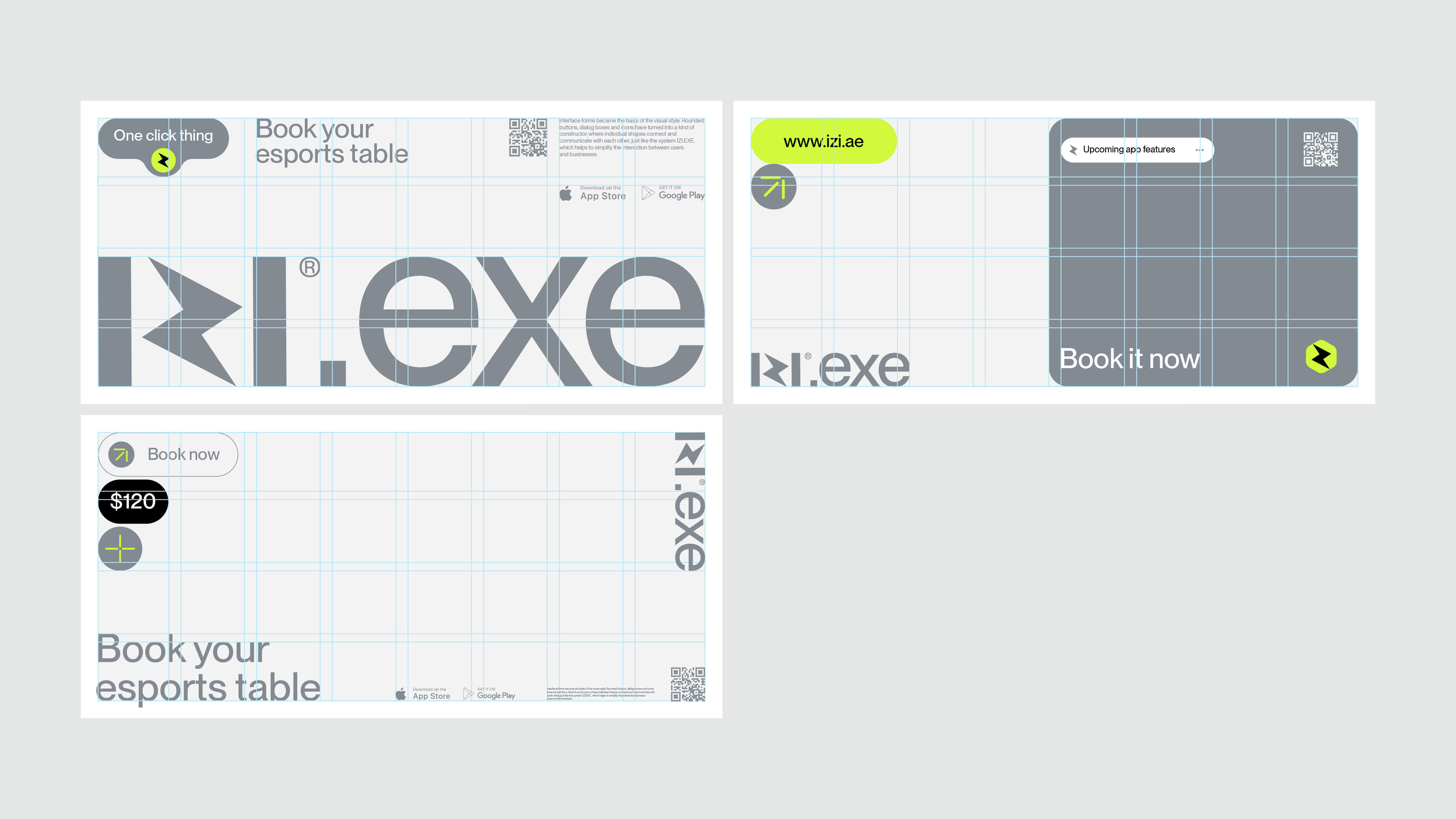 Izi.exe© — Visual identity — Изображение №12 — Брендинг на Dprofile