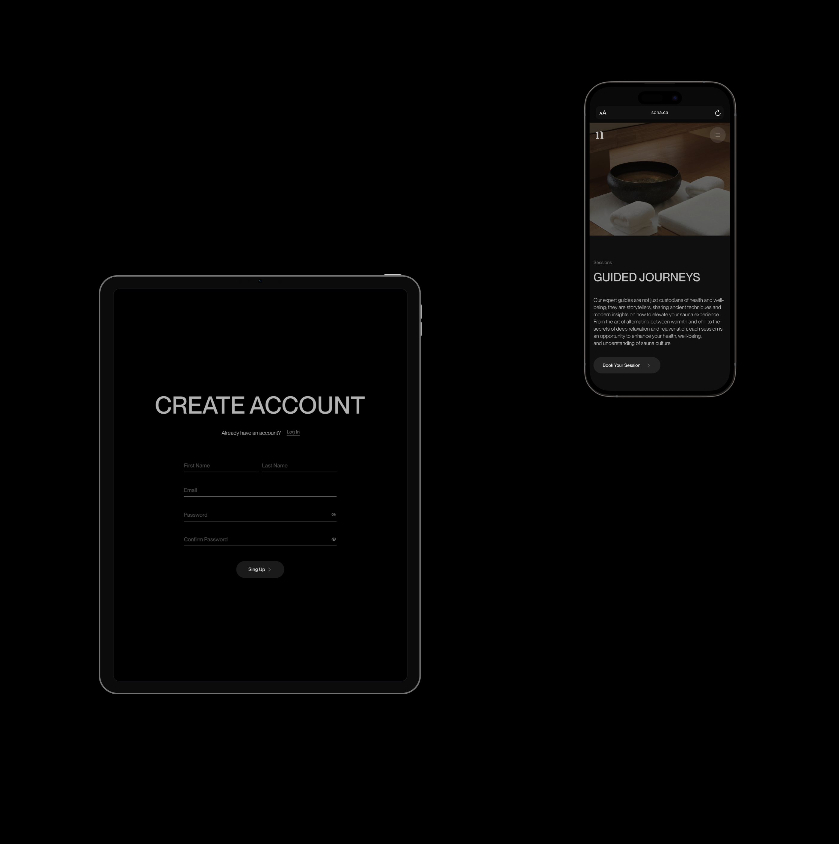 Sona© — Website design — Изображение №10 — Интерфейсы, Анимация на Dprofile