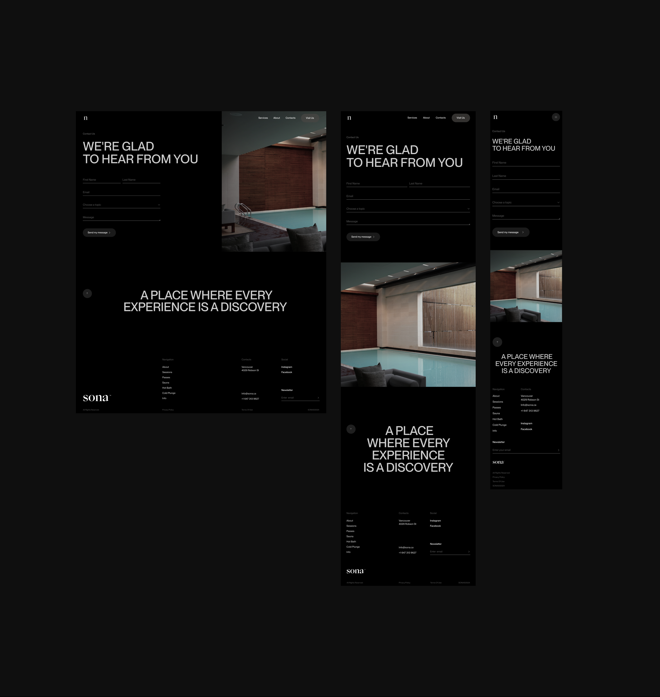 Sona© — Website design — Изображение №11 — Интерфейсы, Анимация на Dprofile