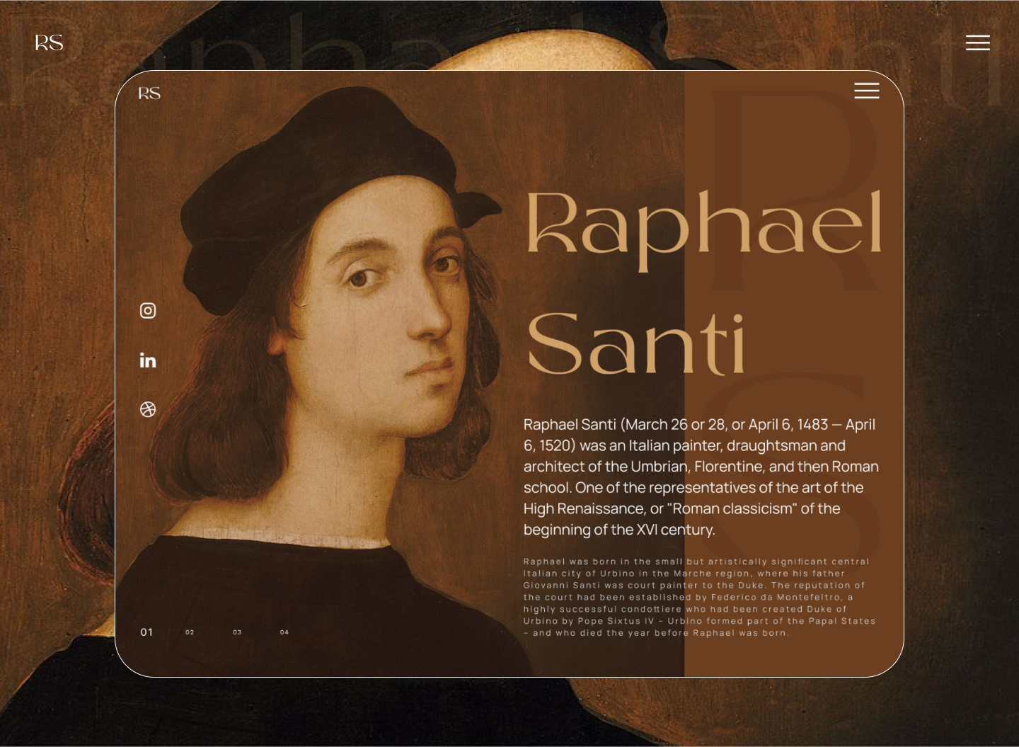 Rafael Santi — Изображение №1 — Интерфейсы, Графика на Dprofile