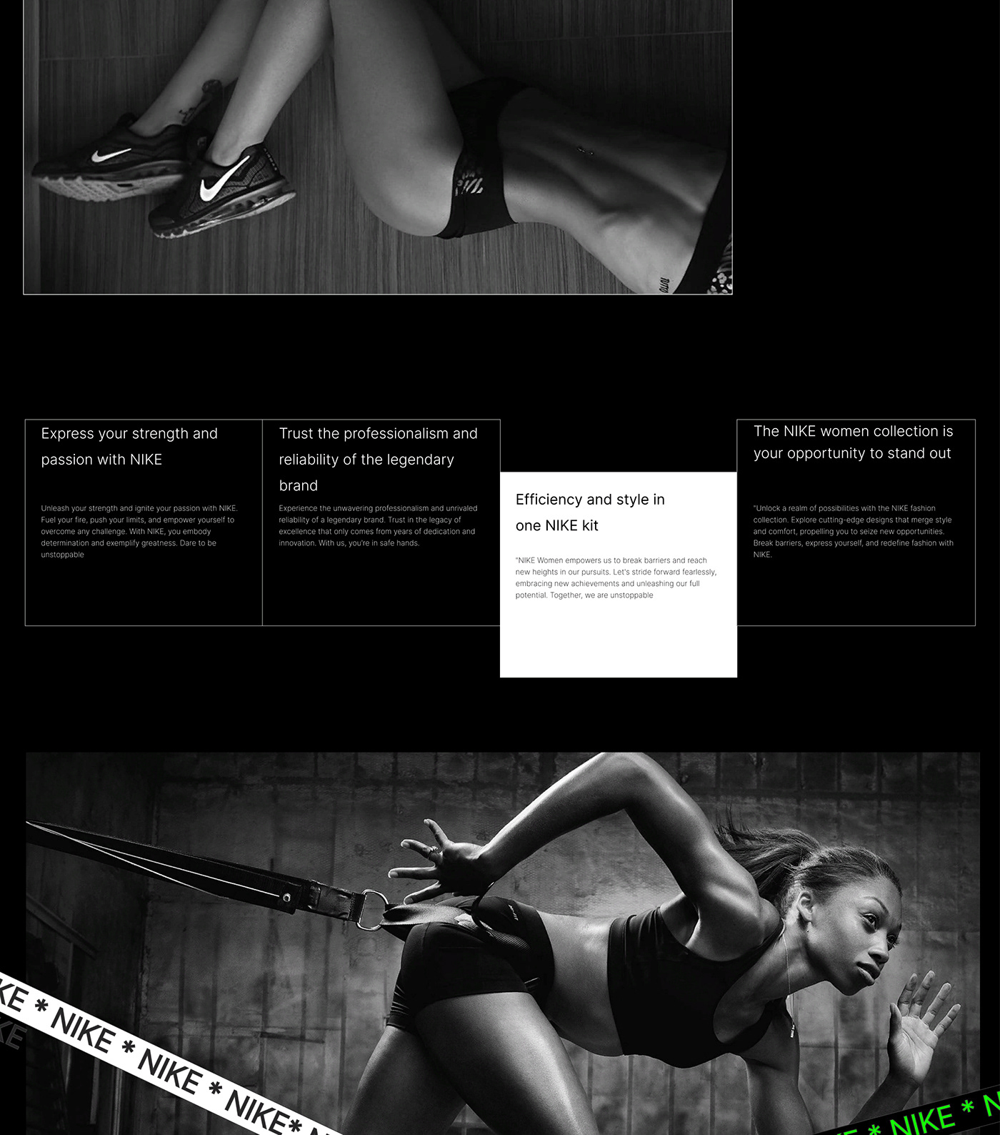 NIKE website redesign — Изображение №18 — Интерфейсы, Брендинг на Dprofile