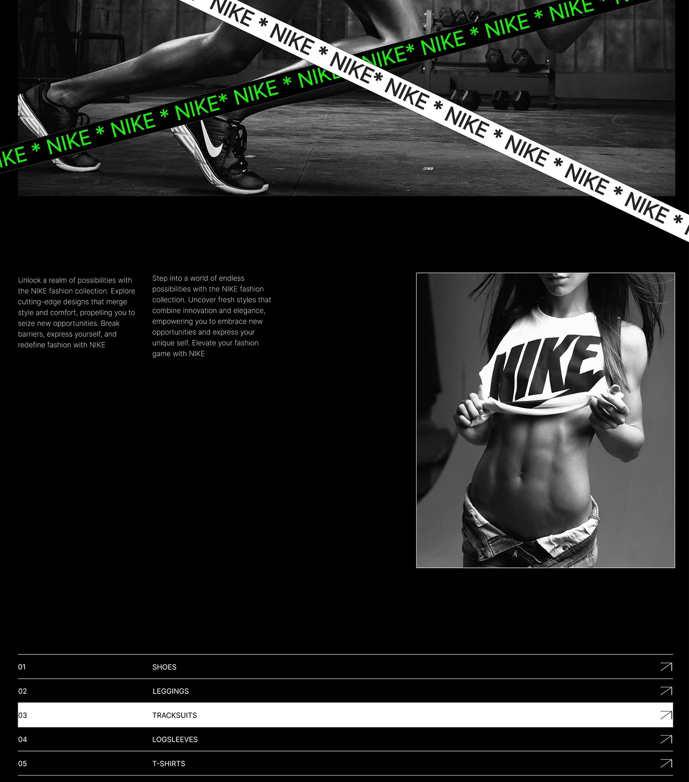 NIKE website redesign — Изображение №19 — Интерфейсы, Брендинг на Dprofile