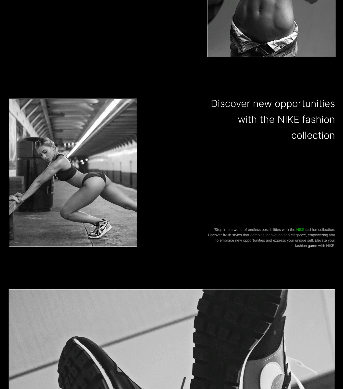 NIKE website redesign — Изображение №14 — Интерфейсы, Брендинг на Dprofile
