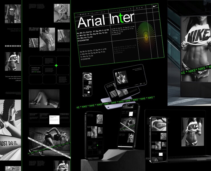 NIKE website redesign на Dprofile