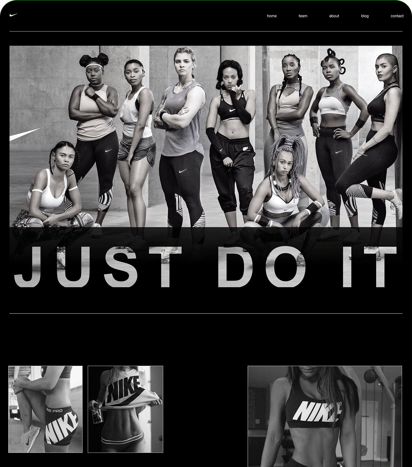NIKE website redesign — Изображение №12 — Интерфейсы, Брендинг на Dprofile
