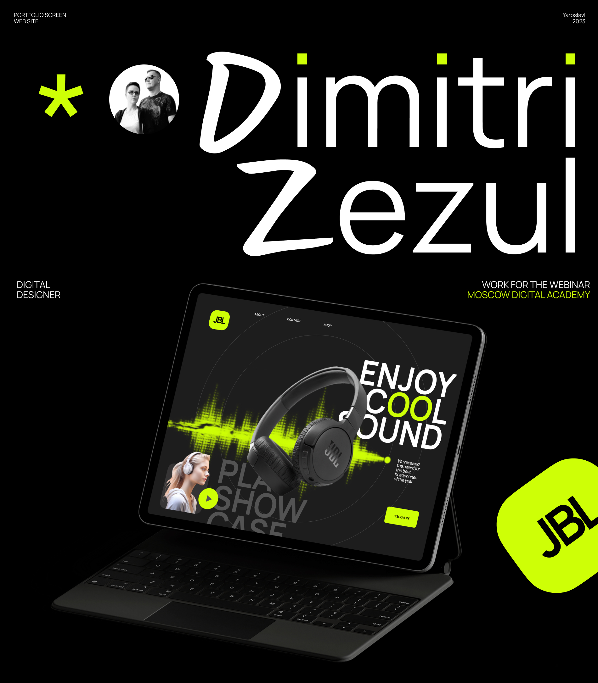 Portfolio Landing Pages — Изображение №1 — Интерфейсы, Брендинг на Dprofile