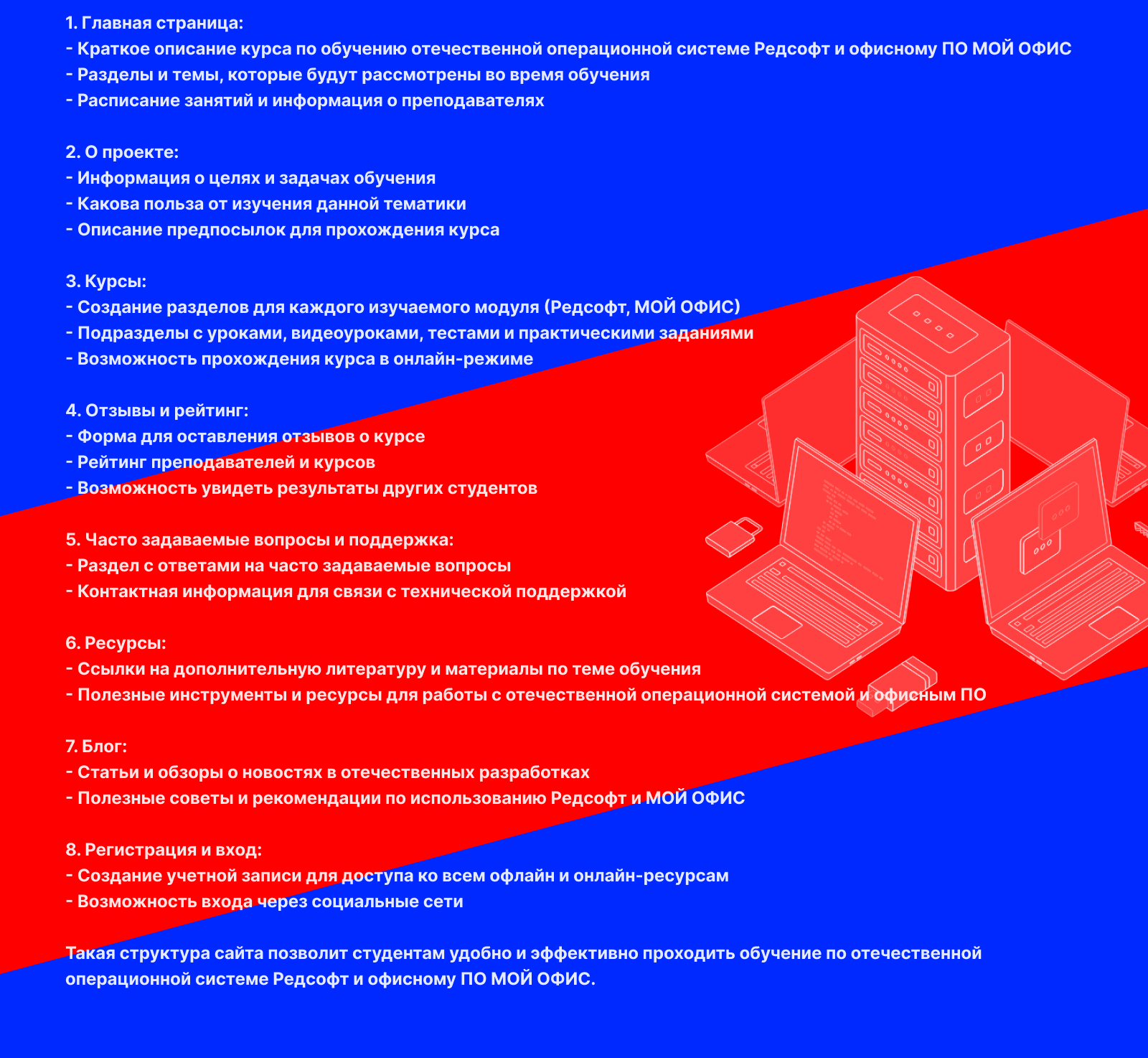 «Быстрое и эффективное внедрение отечественного ПО: обучающ… — Изображение №5 — Интерфейсы, Брендинг на Dprofile