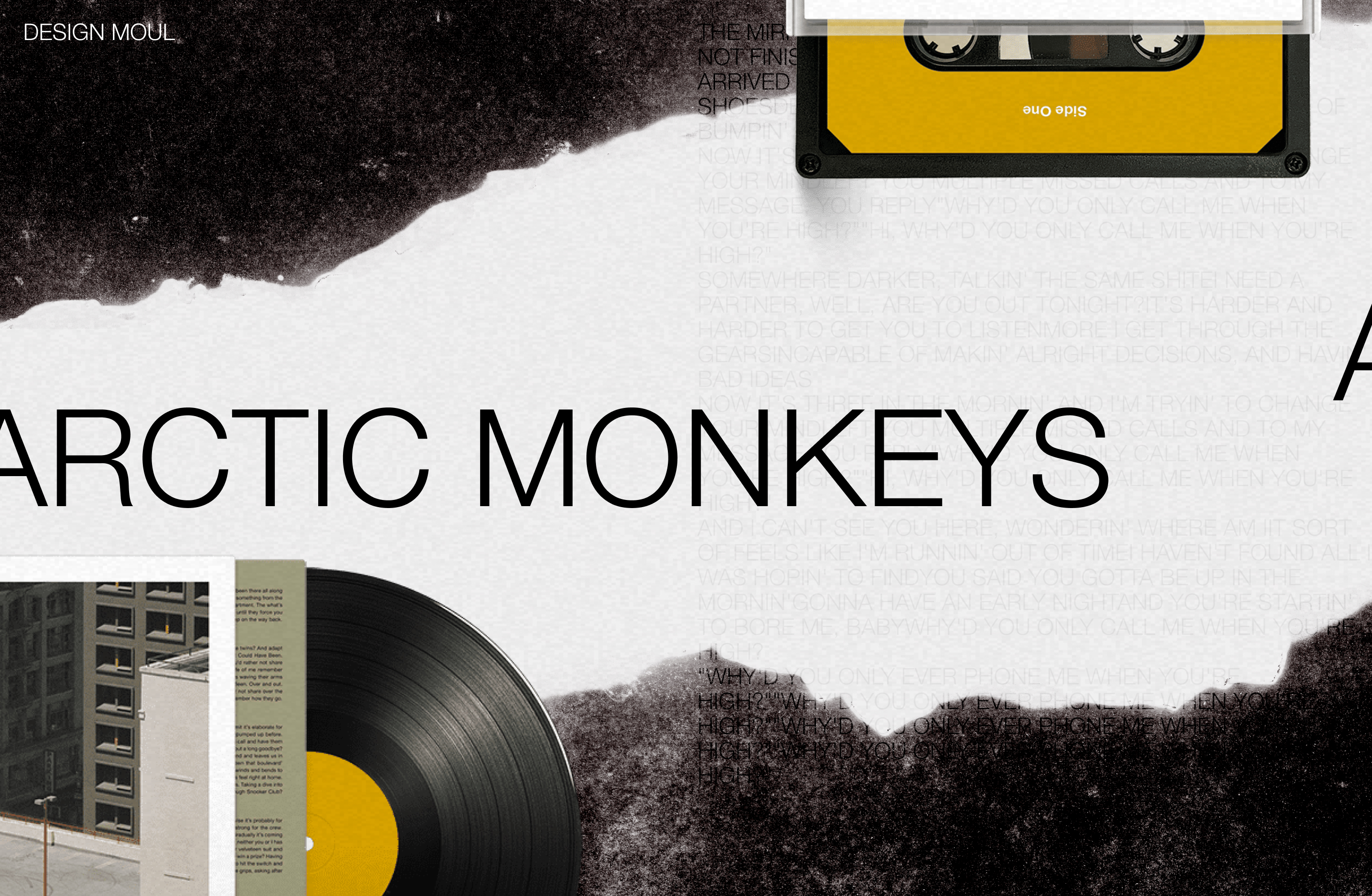 Arctic Monkeys - Website UX/UI Design — Изображение №1 — Интерфейсы на Dprofile