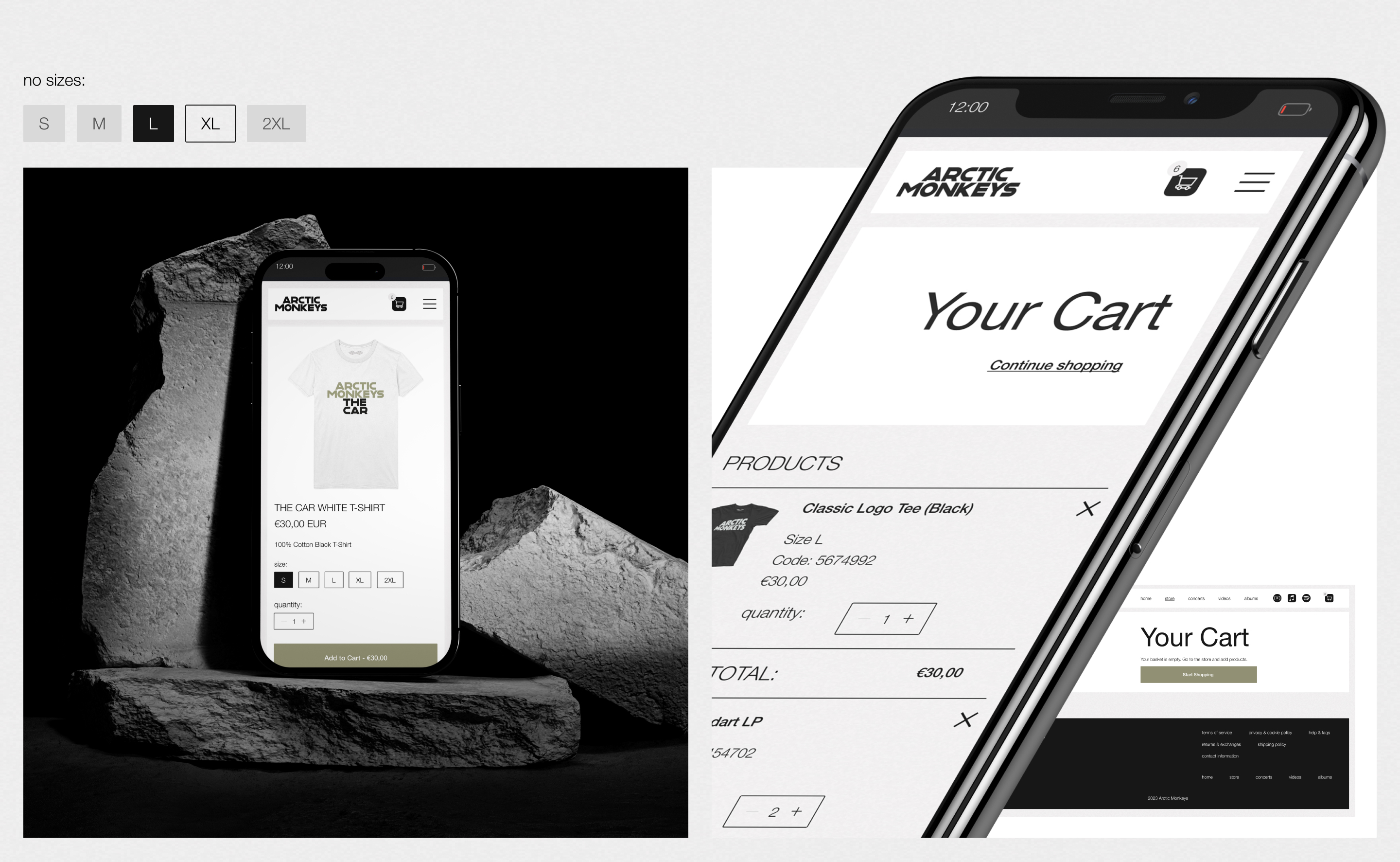 Arctic Monkeys - Website UX/UI Design — Изображение №10 — Интерфейсы на Dprofile