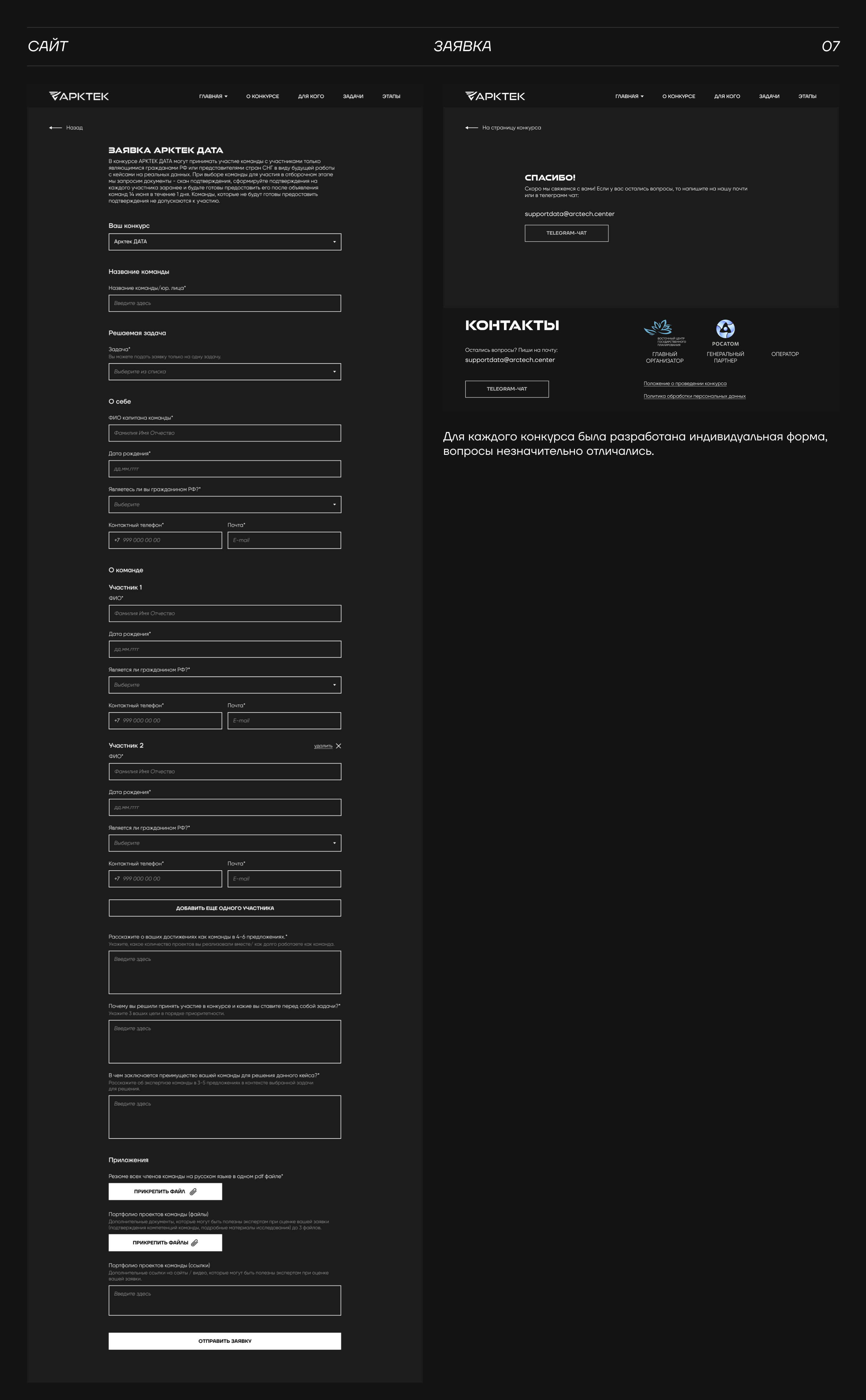 Технологическая платформа для проведения конкурсов // Сайт — Изображение №16 — Интерфейсы, Брендинг на Dprofile