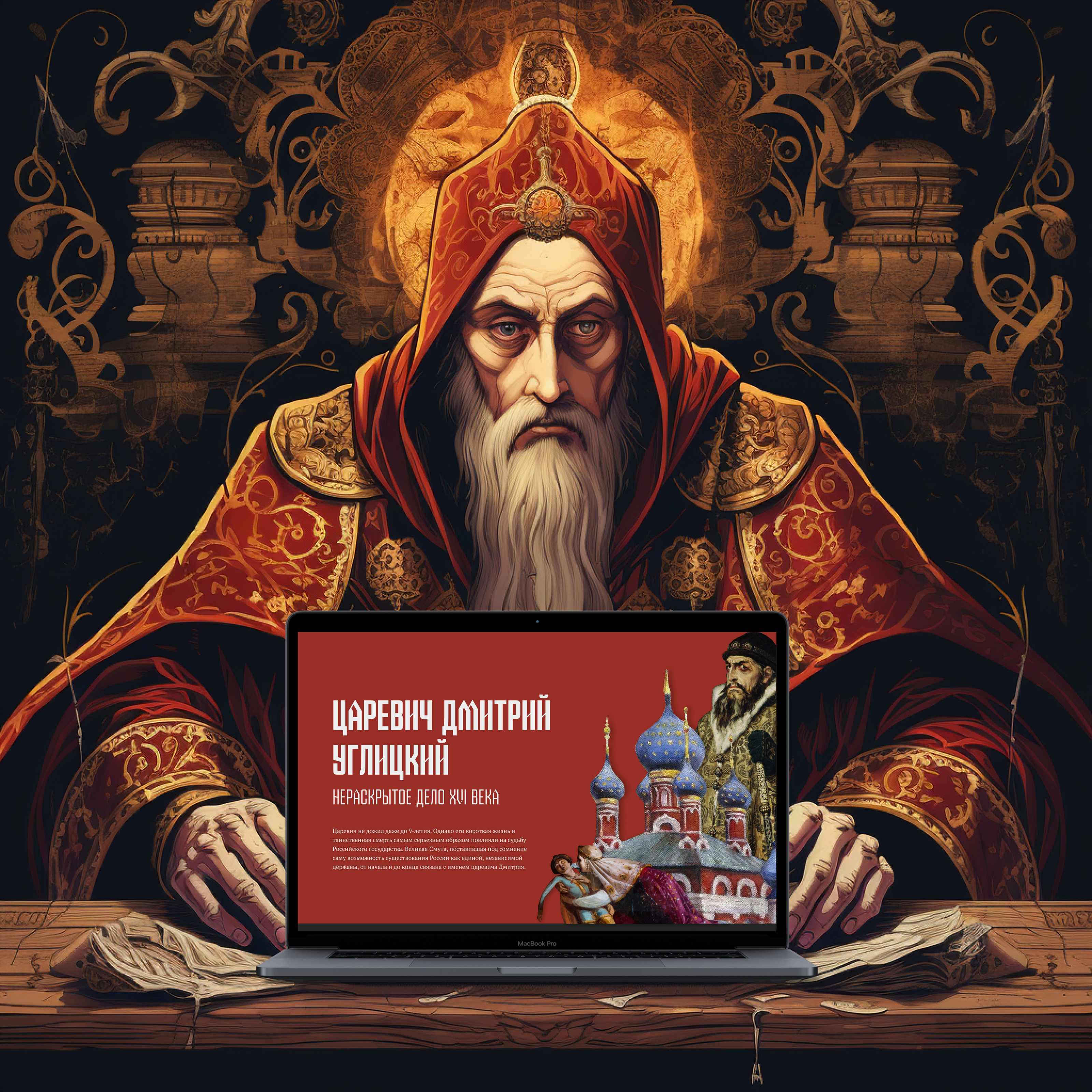 Longread page | Легенда о Царевиче Дмитрии Углицком — Изображение №6 — Интерфейсы на Dprofile