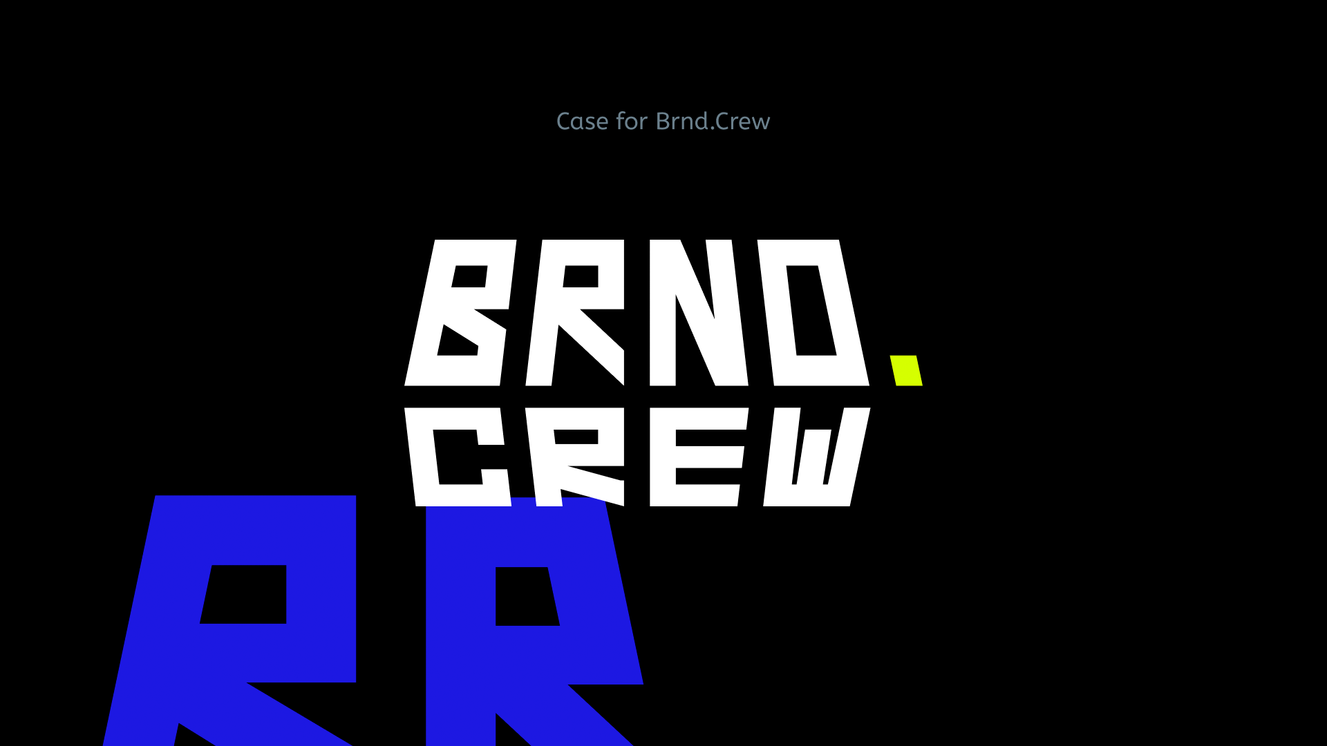 Brnd.Crew Разработка айдентики для магазина одежды — Изображение №1 — Брендинг на Dprofile