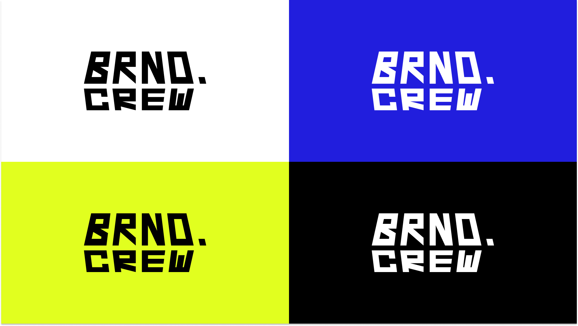 Brnd.Crew Разработка айдентики для магазина одежды — Изображение №6 — Брендинг на Dprofile