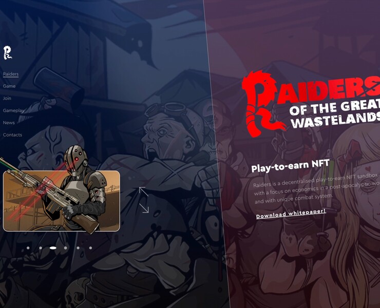 Web3 экосистема «Raiders of the Great Wastelands» — Графика, 3D на Dprofile