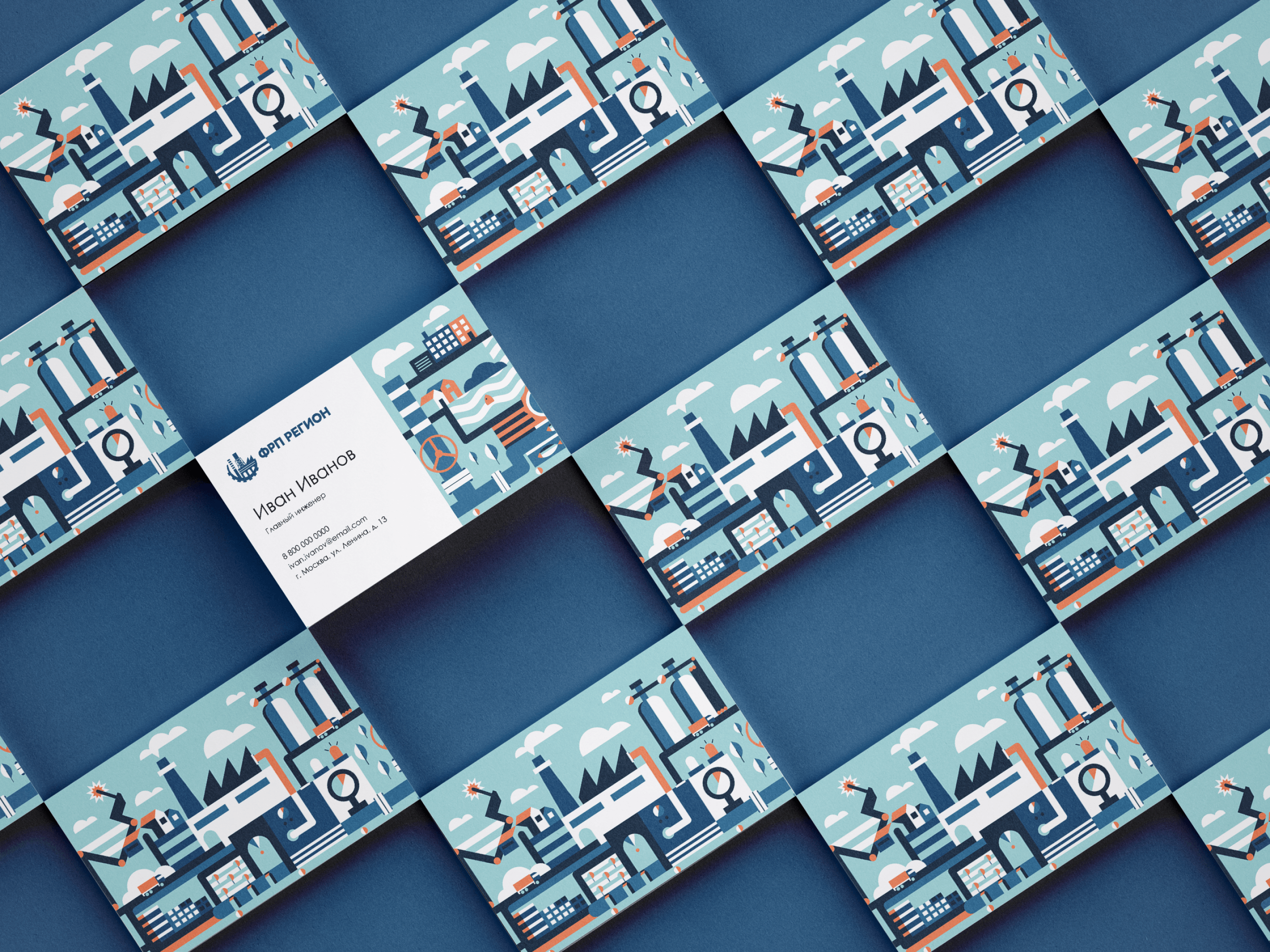 Фирменный паттерн в промышленной тематике — Изображение №4 — Иллюстрация, Графика на Dprofile