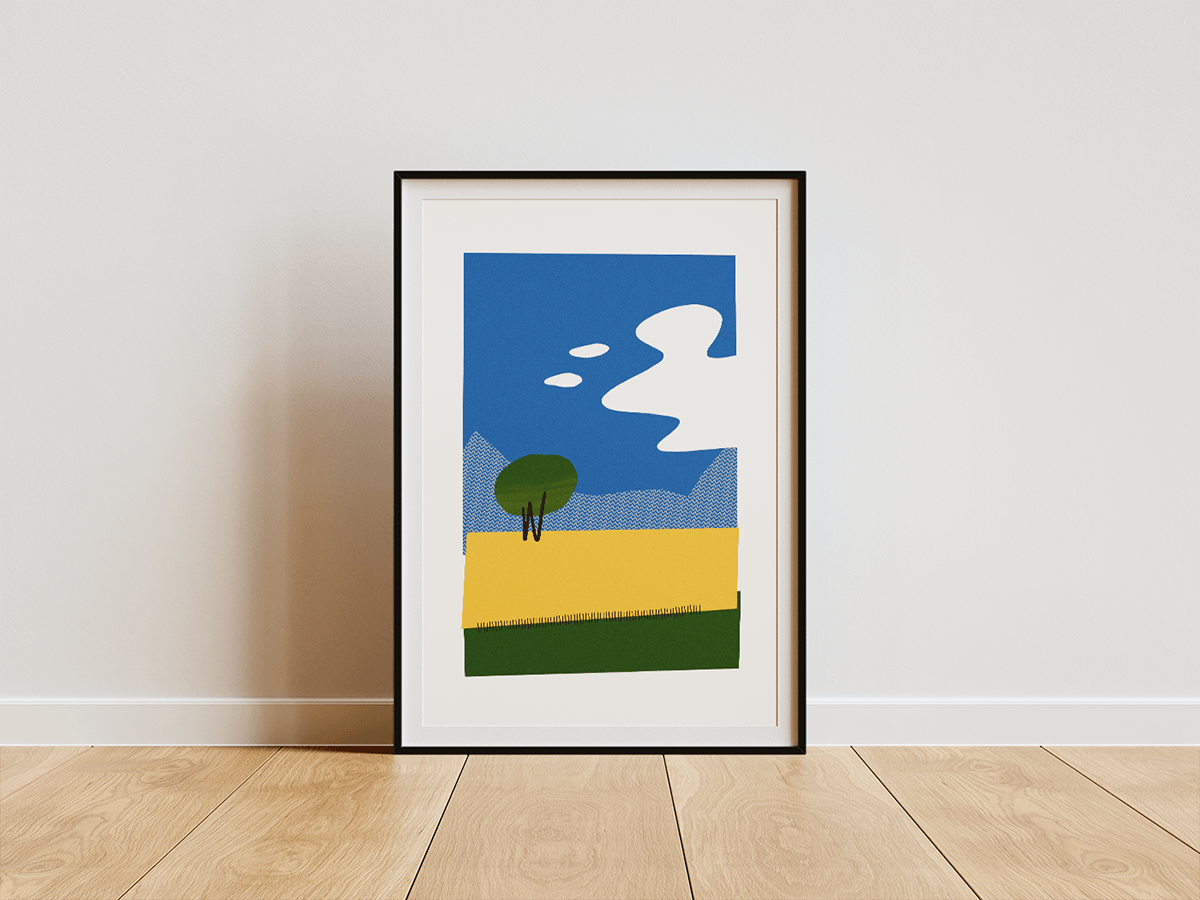 Абстрактный пейзаж | Коллекция постеров — Изображение №3 — Иллюстрация, Графика на Dprofile