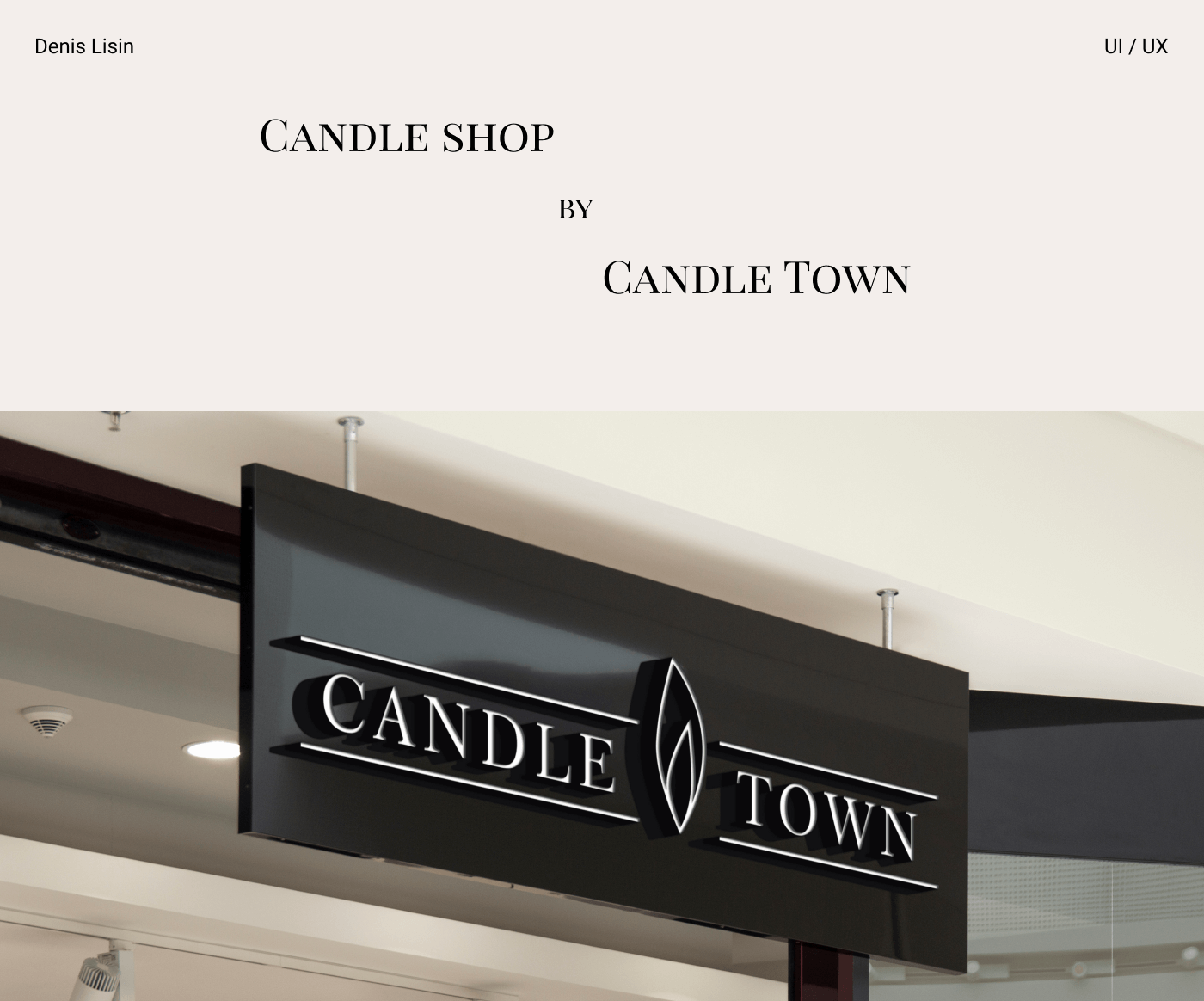 Candle Town Online Store — Изображение №1 — Интерфейсы на Dprofile