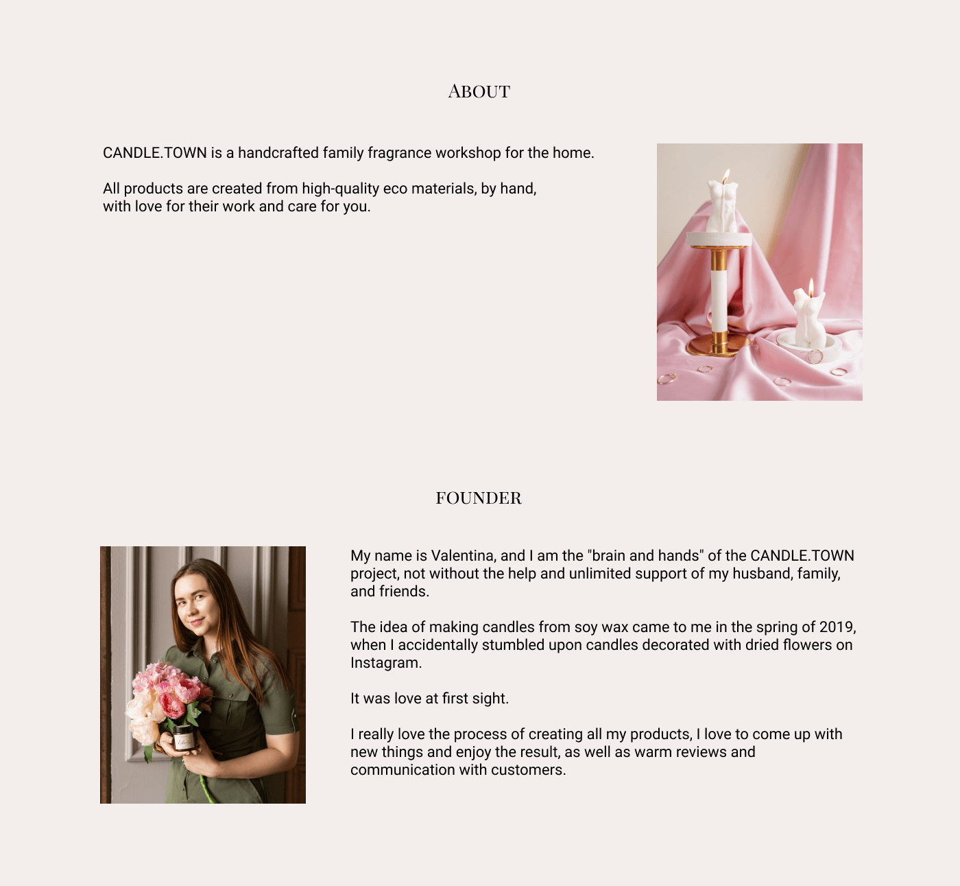 Candle Town Online Store — Изображение №2 — Интерфейсы на Dprofile