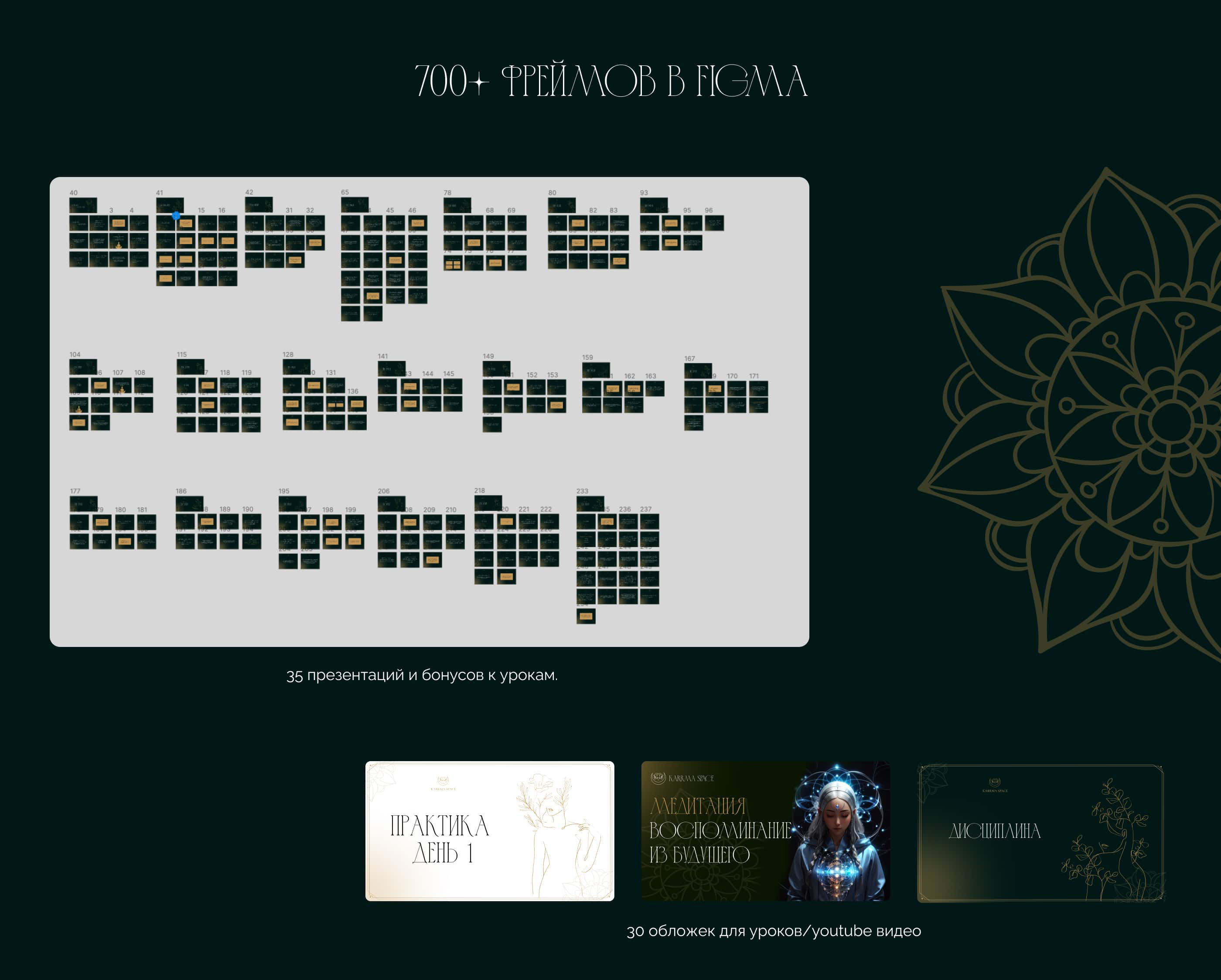 Упаковка запуска онлайн-курса медитаций — Изображение №6 — Интерфейсы на Dprofile