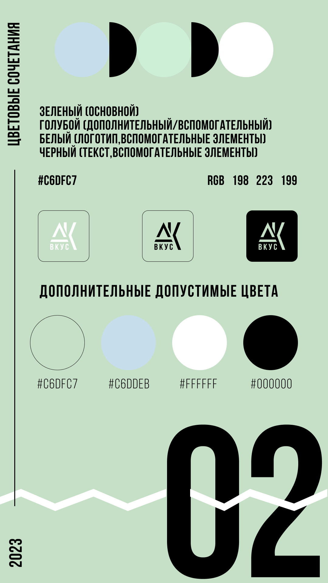 Brand Starter Kit | Айдентика для кулинарии "ДК ВКУС" — Изображение №4 — Брендинг, Графика на Dprofile