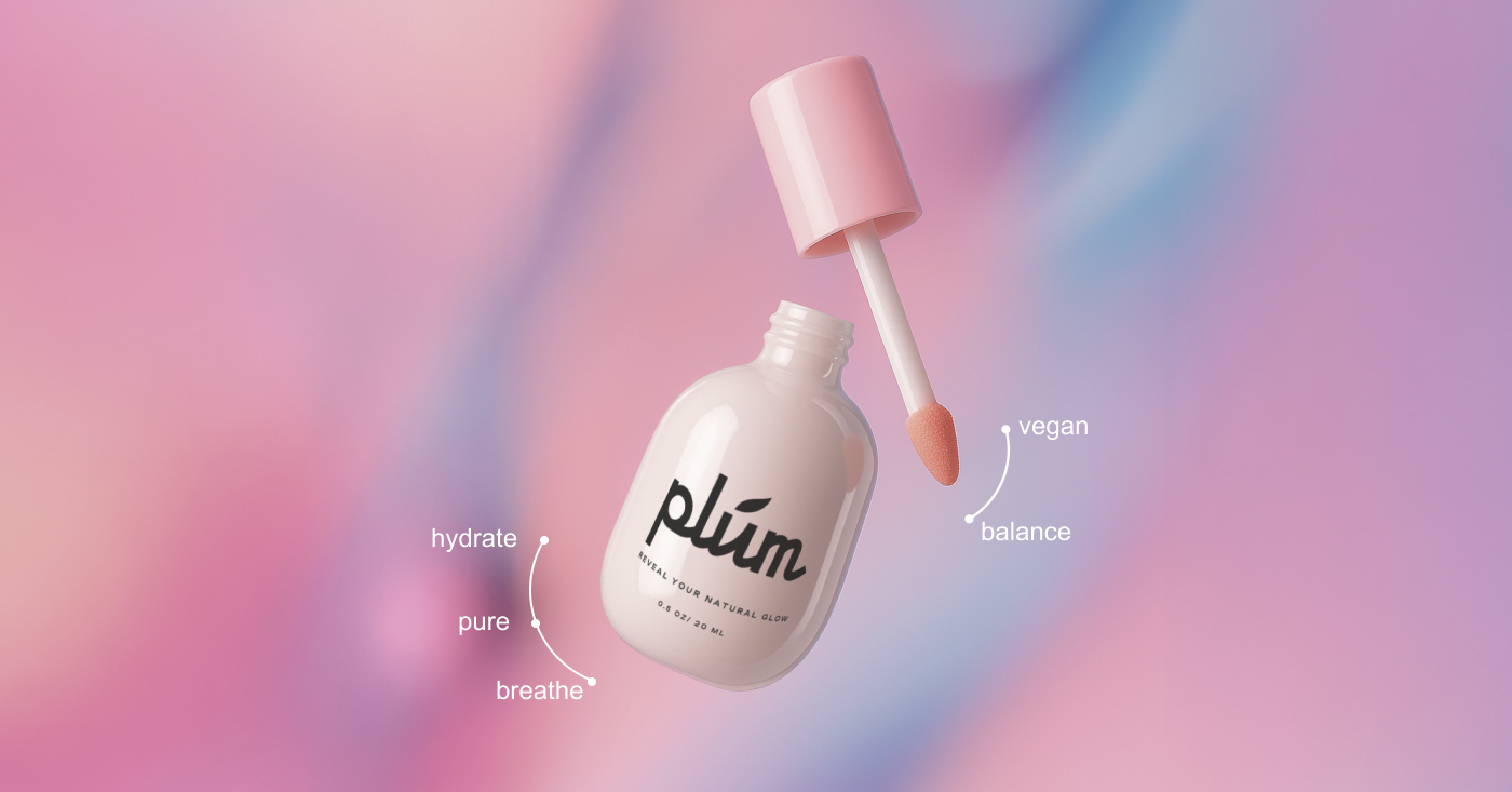 Cosmetic brand Plum design — Изображение №3 — Брендинг на Dprofile