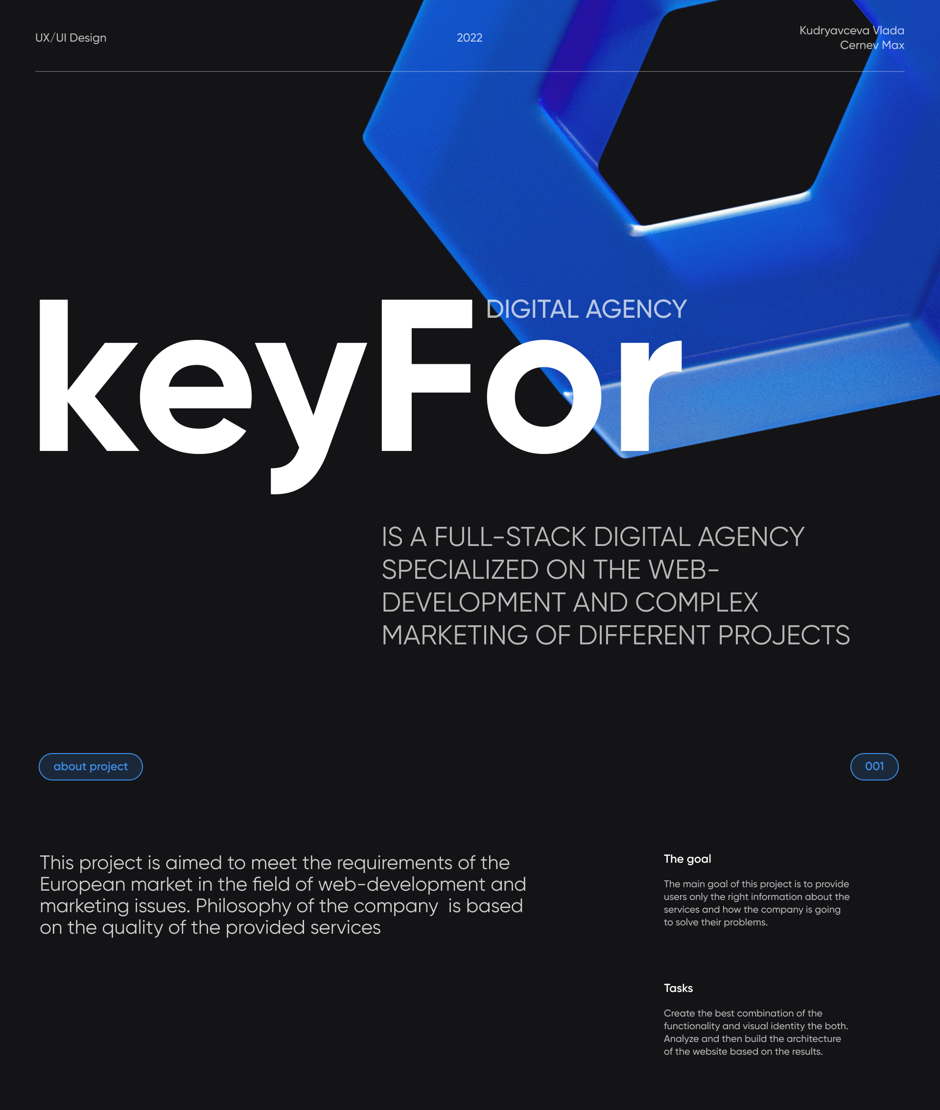 Digital Agency Website Design — Изображение №1 — Интерфейсы, Брендинг на Dprofile