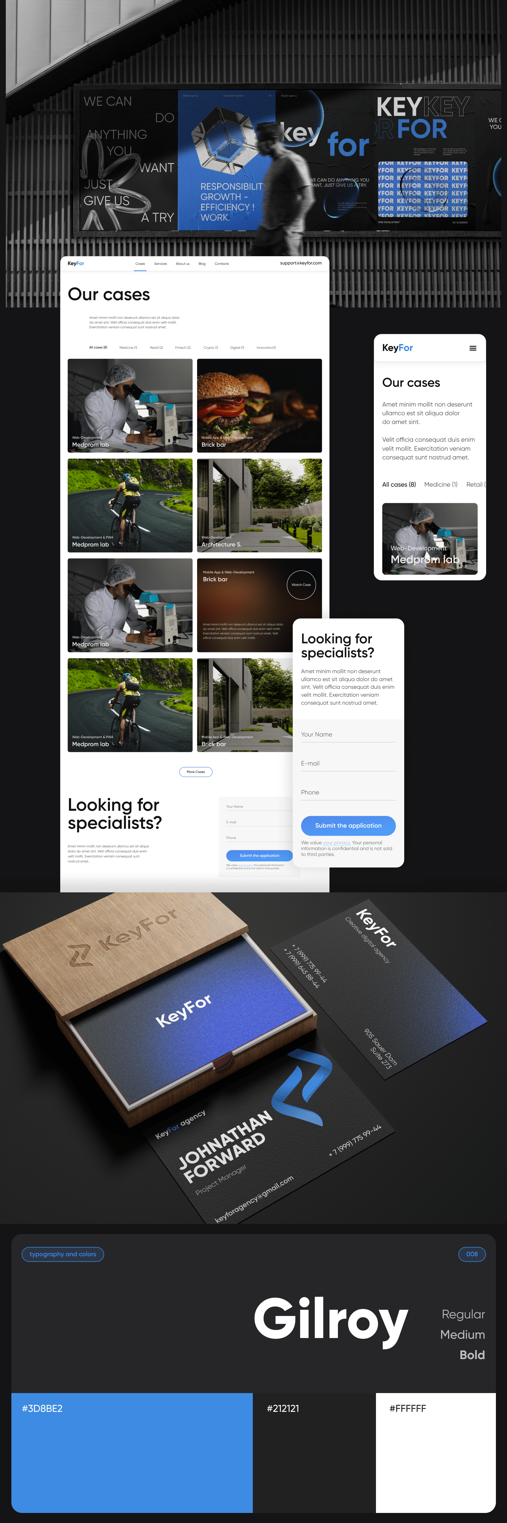 Digital Agency Website Design — Изображение №6 — Интерфейсы, Брендинг на Dprofile