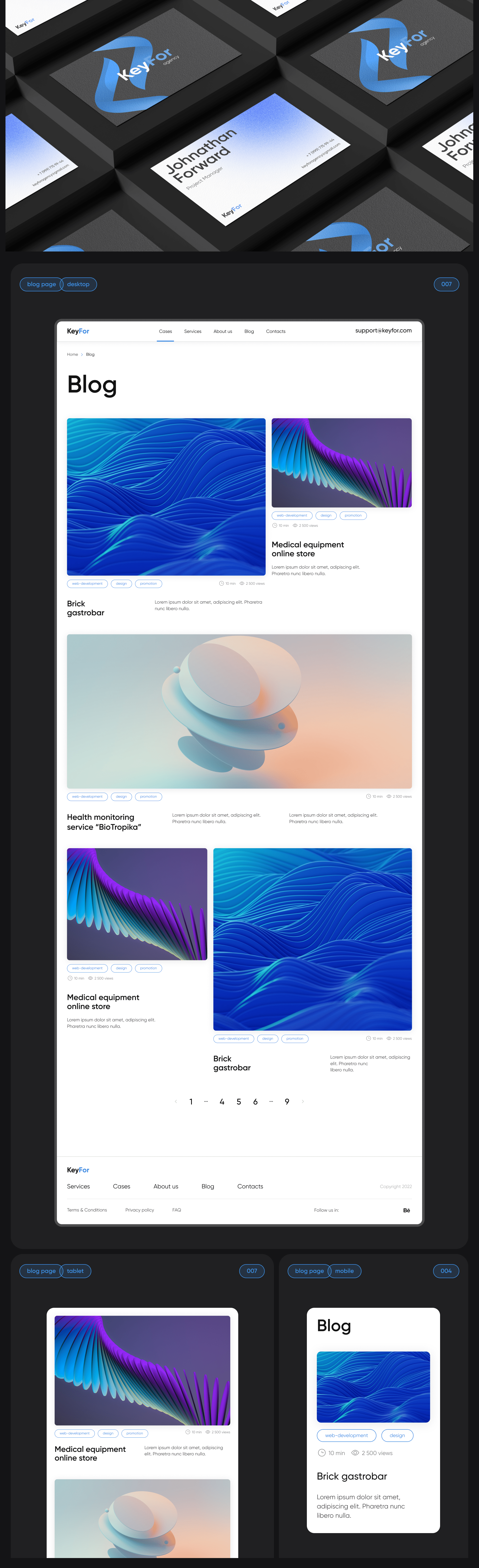 Digital Agency Website Design — Изображение №5 — Интерфейсы, Брендинг на Dprofile