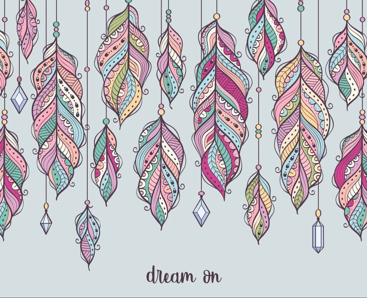 Boho design elements — Иллюстрация, Графика на Dprofile