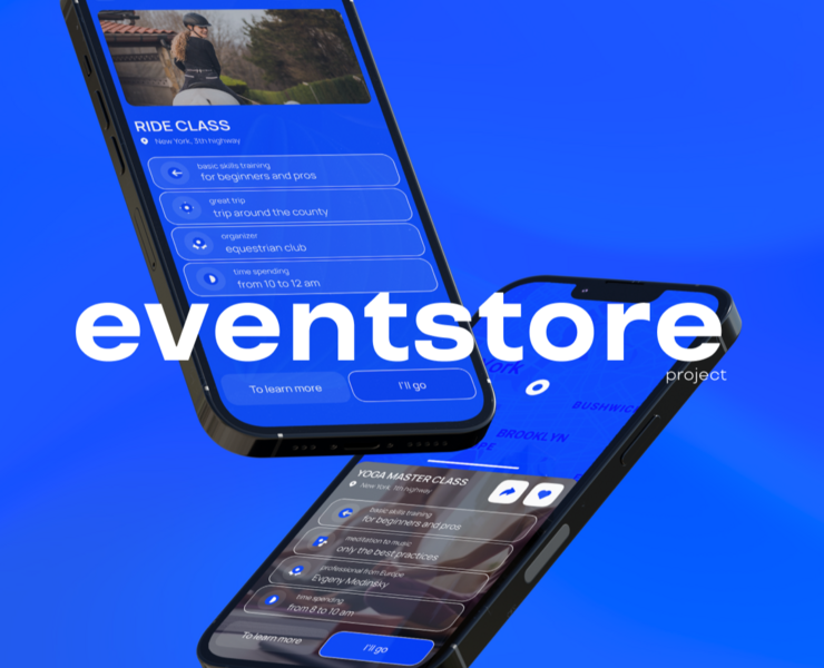 EVENTSTORE | экспериментальный UX/UI проект — Интерфейсы на Dprofile