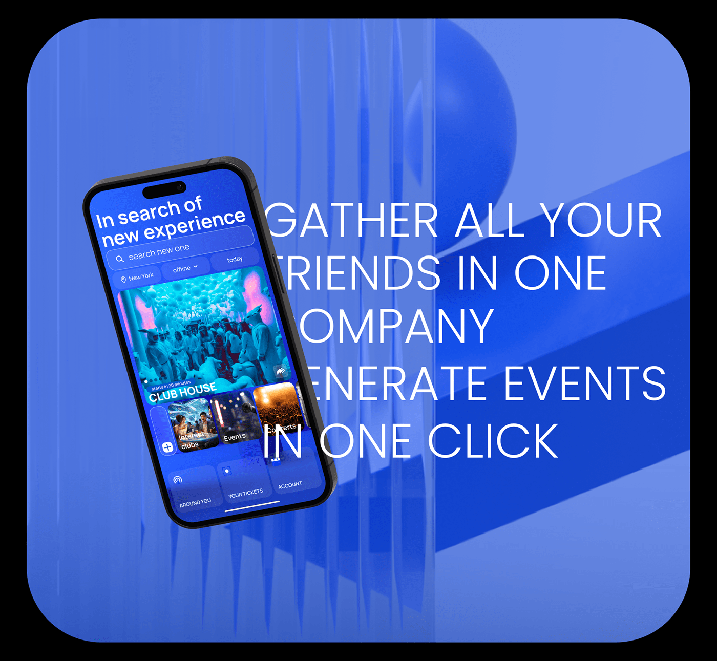 EVENTSTORE | экспериментальный UX/UI проект — Изображение №3 — Интерфейсы на Dprofile