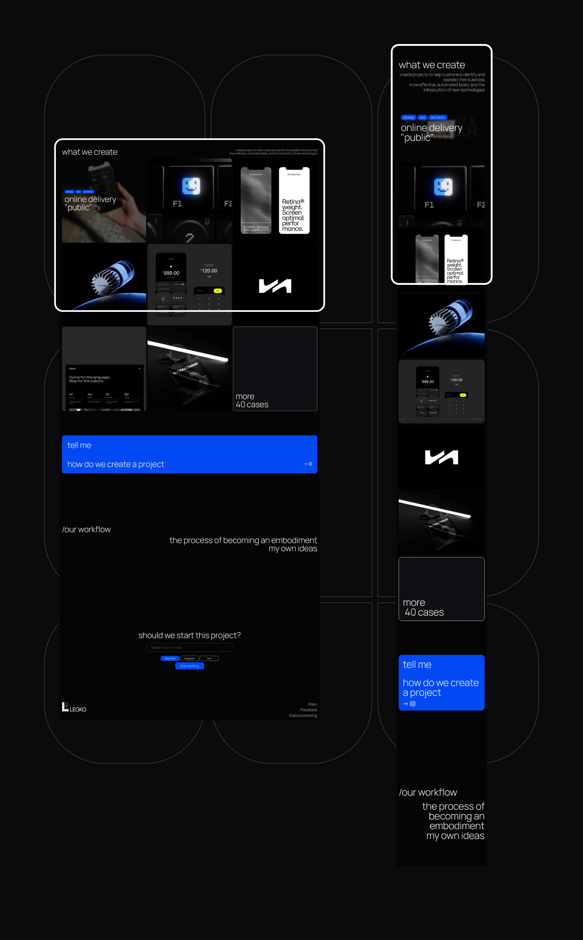 Legko | Product Design для digital агентства. — Изображение №7 — Интерфейсы, Брендинг на Dprofile