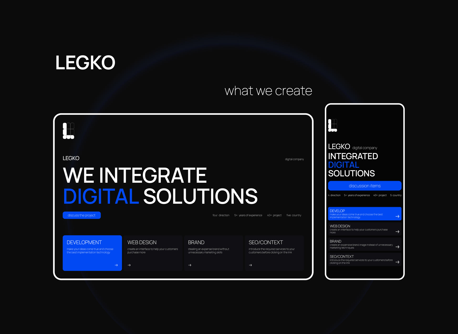 Legko | Product Design для digital агентства. — Изображение №5 — Интерфейсы, Брендинг на Dprofile