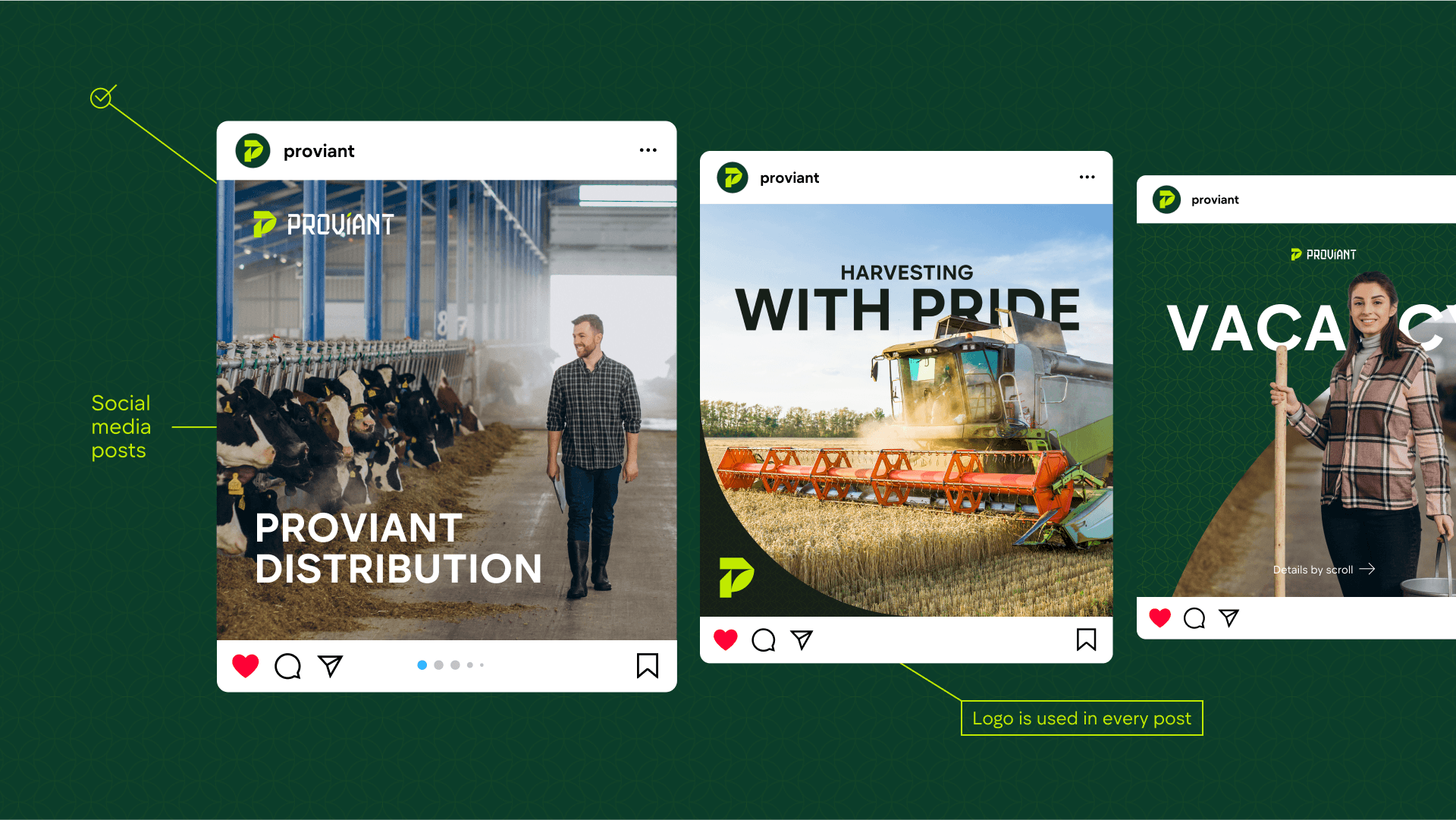 PROVIANT GROUP | брендинг и айдентика — Изображение №9 — Интерфейсы, Брендинг на Dprofile