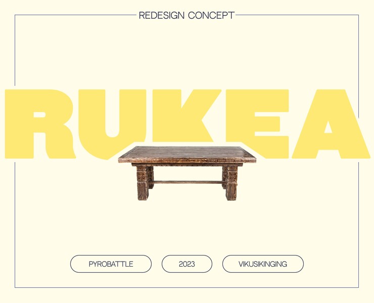 RUKEA | redesign concept | pyrobattle на Dprofile