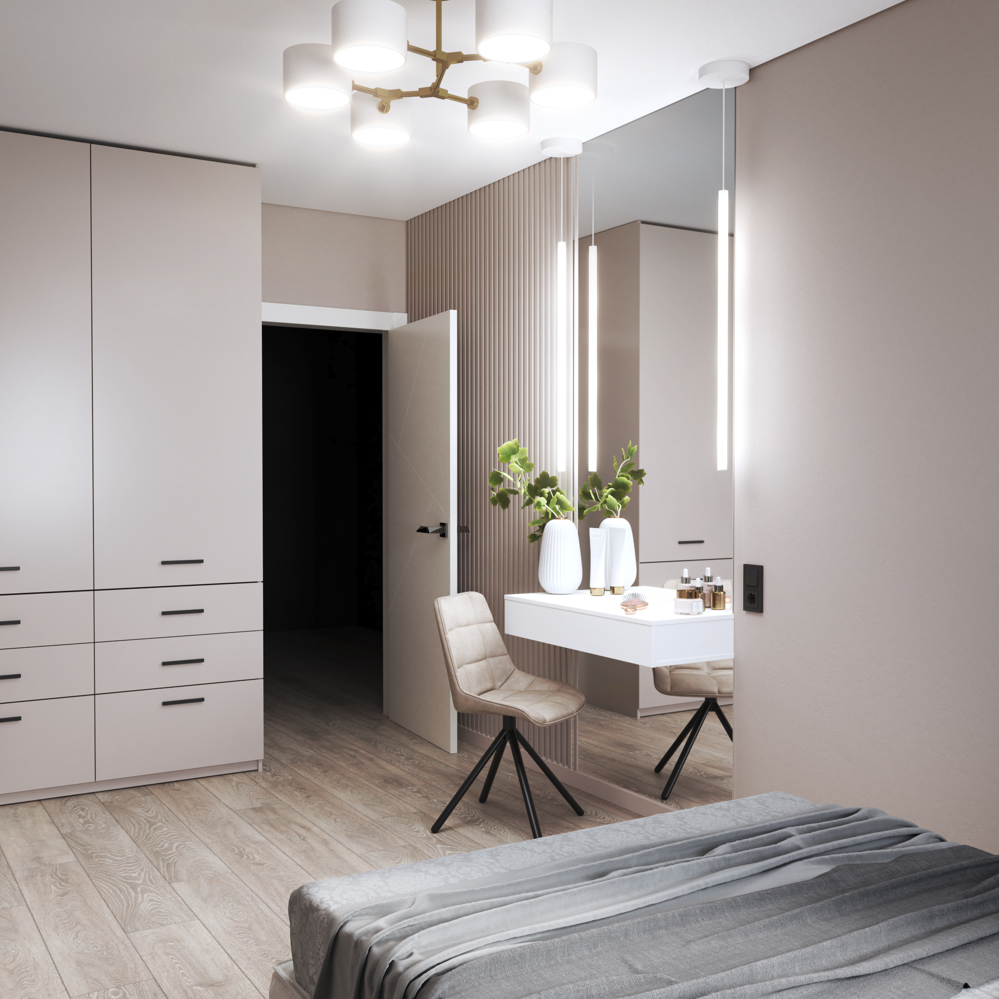 Bedroom 3d visualisation — Изображение №1 — 3D на Dprofile