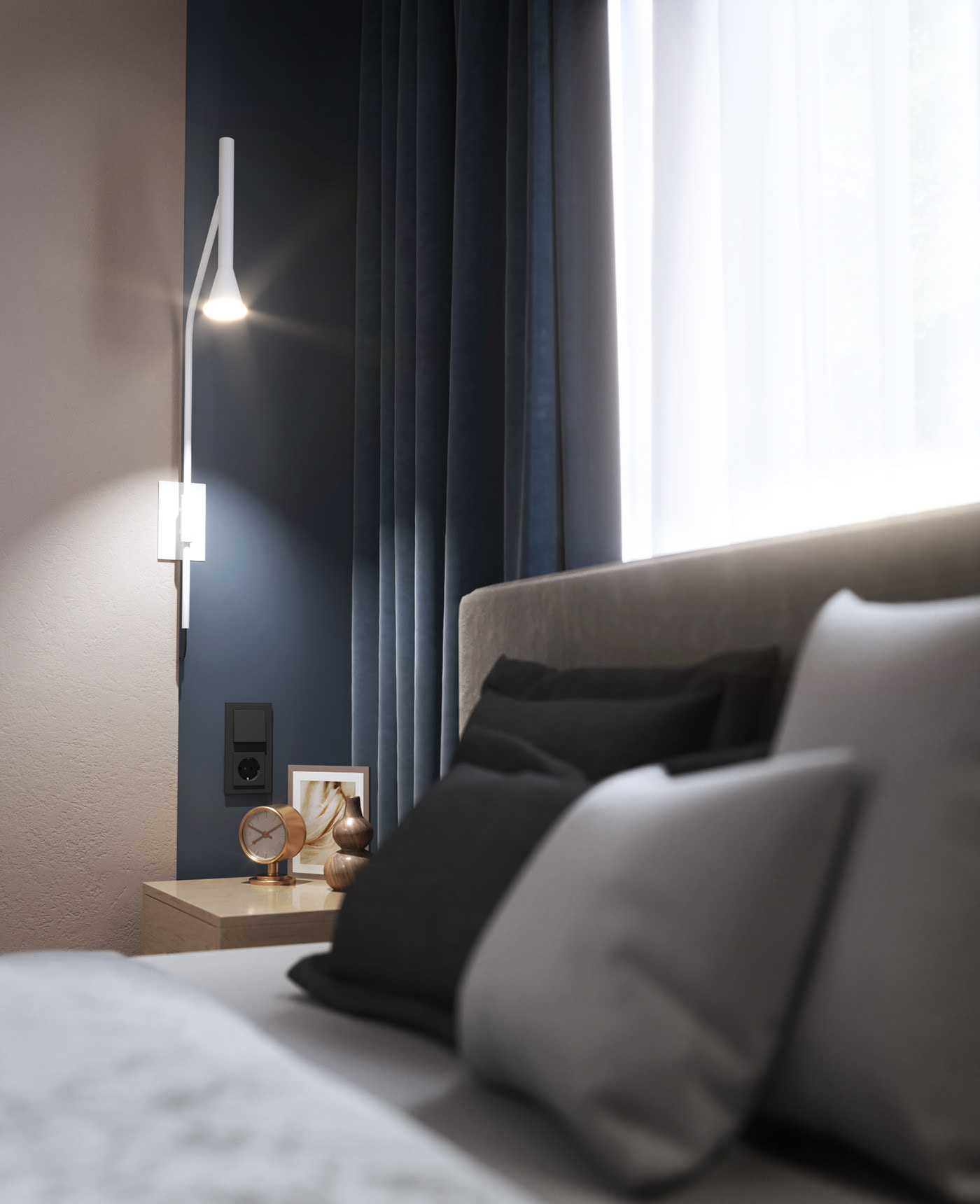 Bedroom 3d visualisation — Изображение №3 — 3D на Dprofile