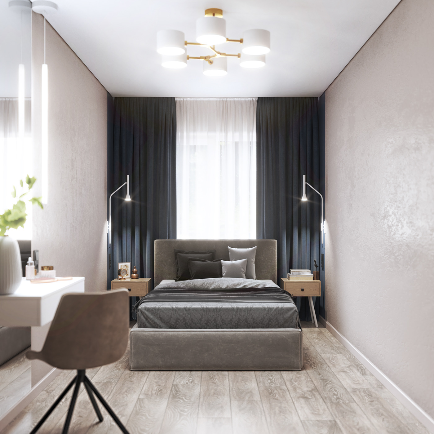 Bedroom 3d visualisation — Изображение №2 — 3D на Dprofile